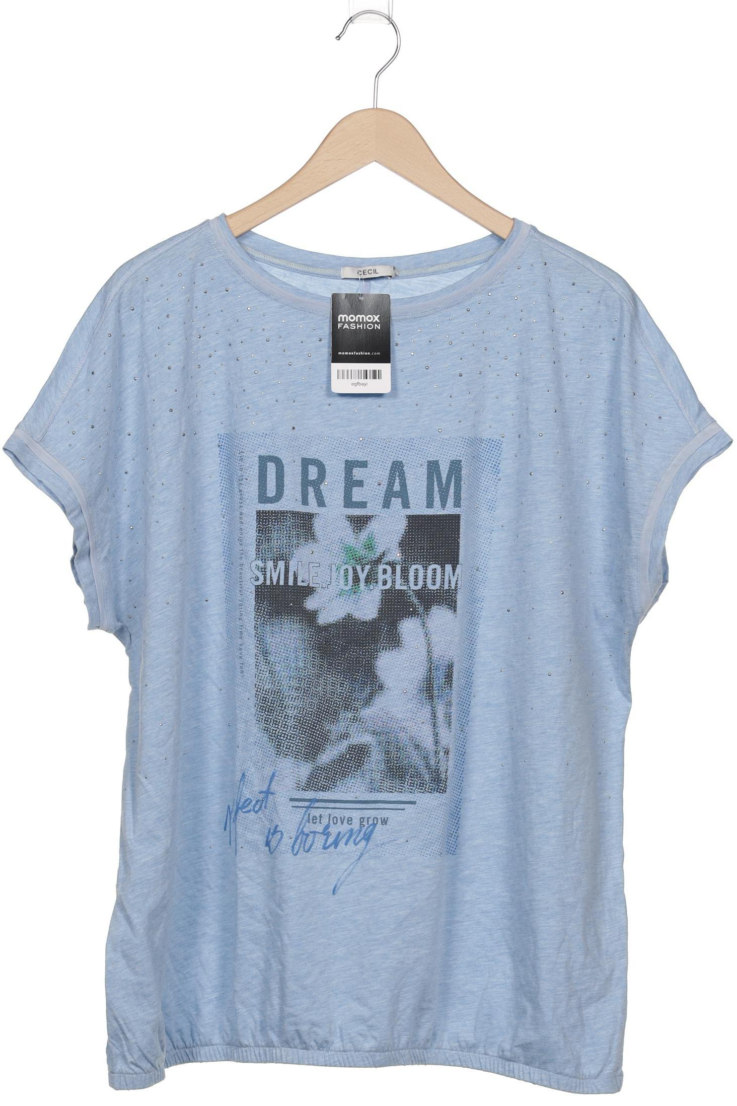 

Cecil Damen T-Shirt, hellblau, Gr. 46