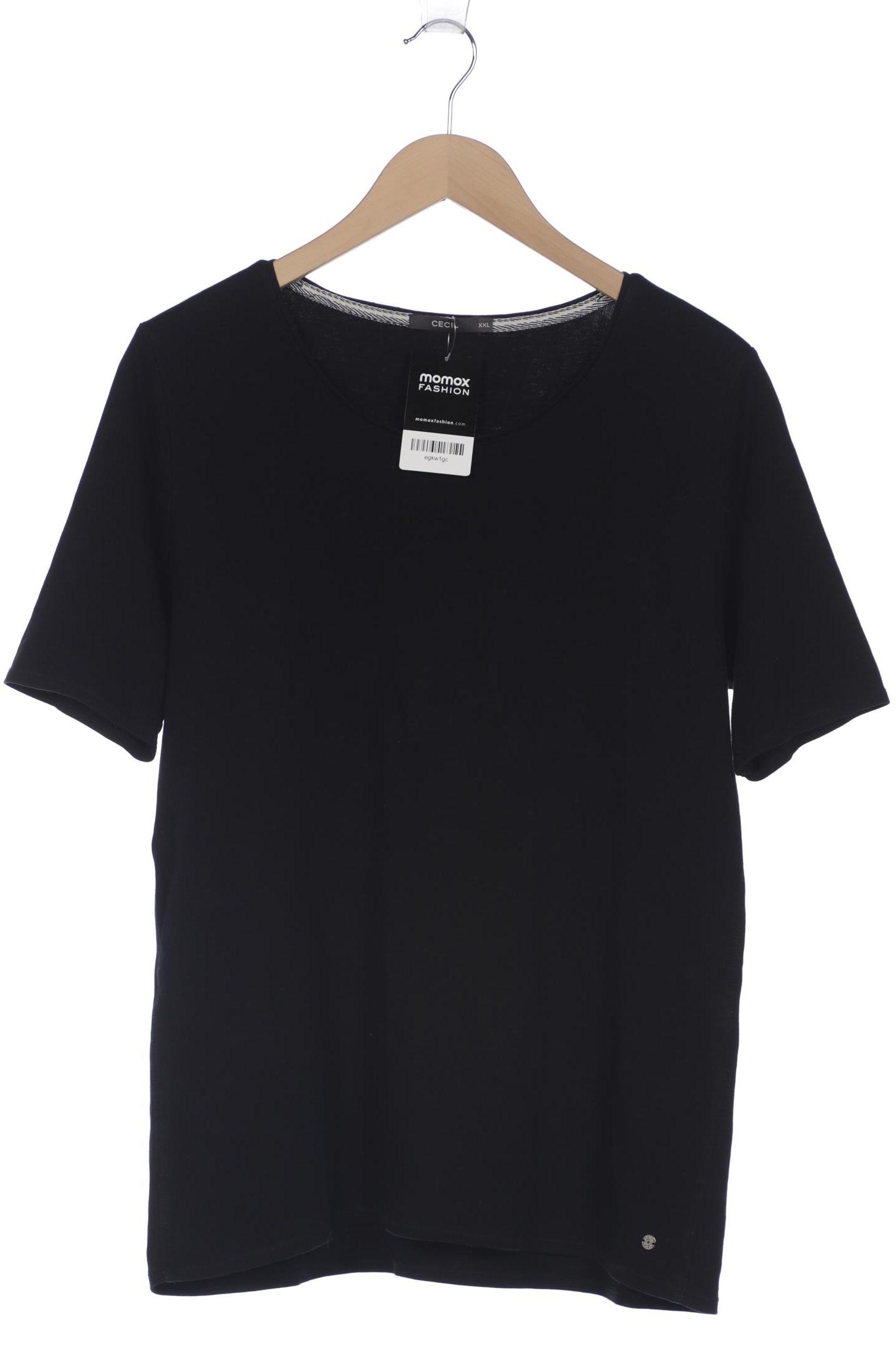 

Cecil Damen T-Shirt, schwarz, Gr. 46