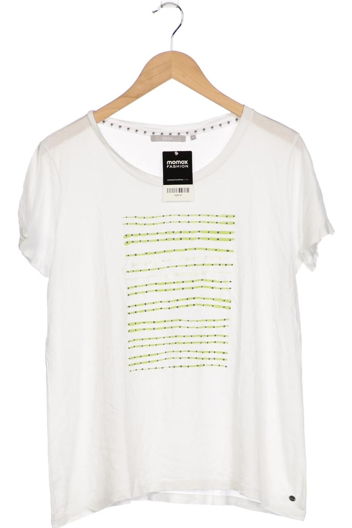 

Cecil Damen T-Shirt, weiß, Gr. 44