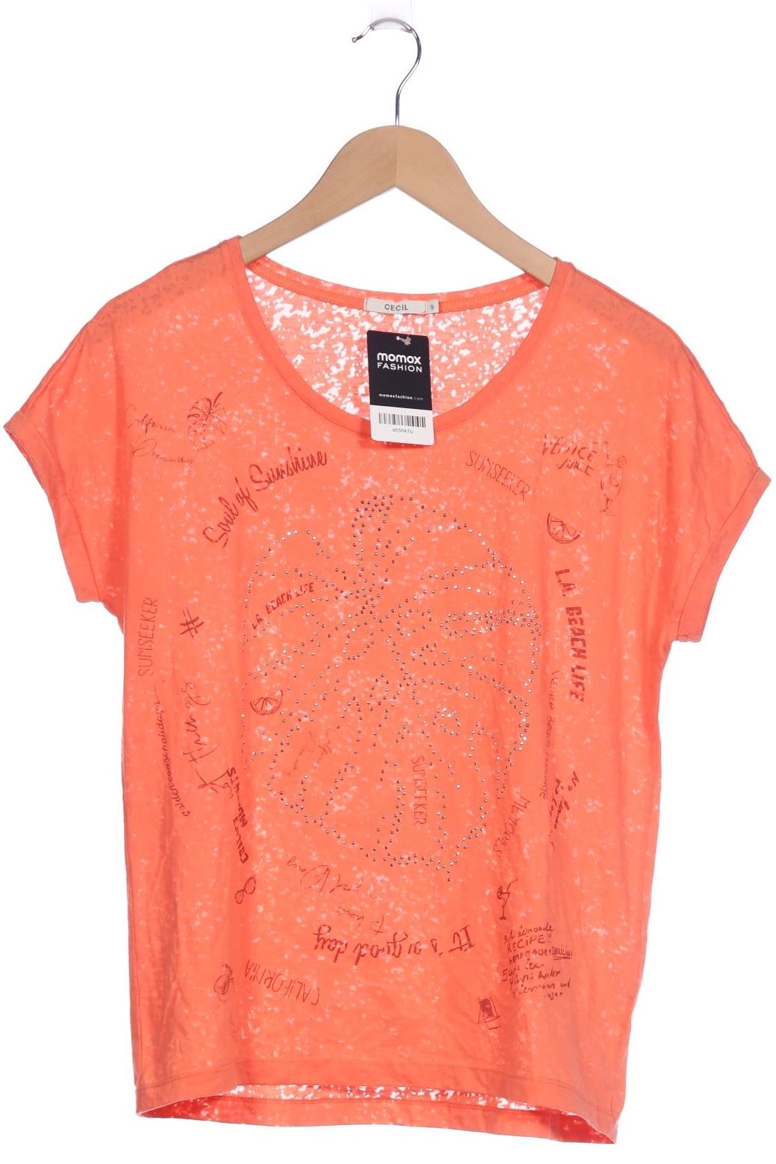 

Cecil Damen T-Shirt, orange, Gr. 36