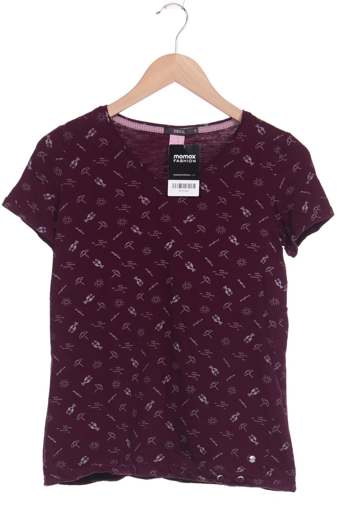 

CECIL Damen T-Shirt, bordeaux