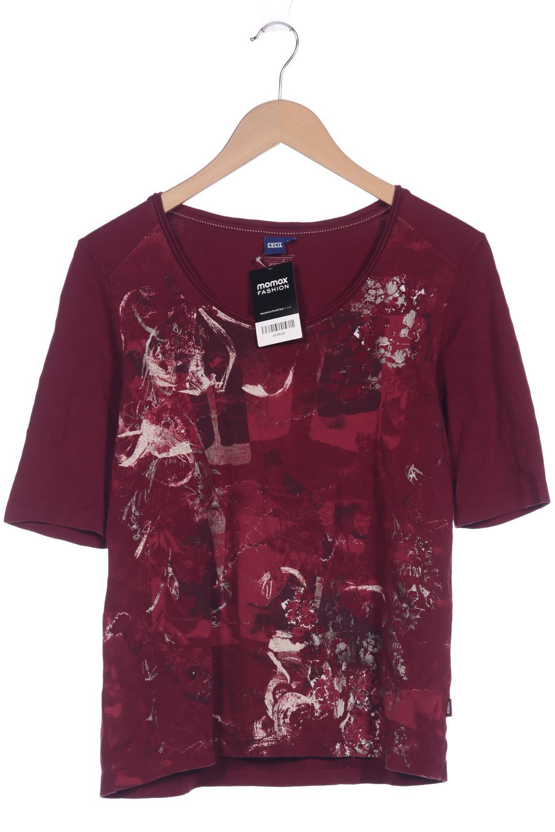 

Cecil Damen T-Shirt, bordeaux, Gr. 44