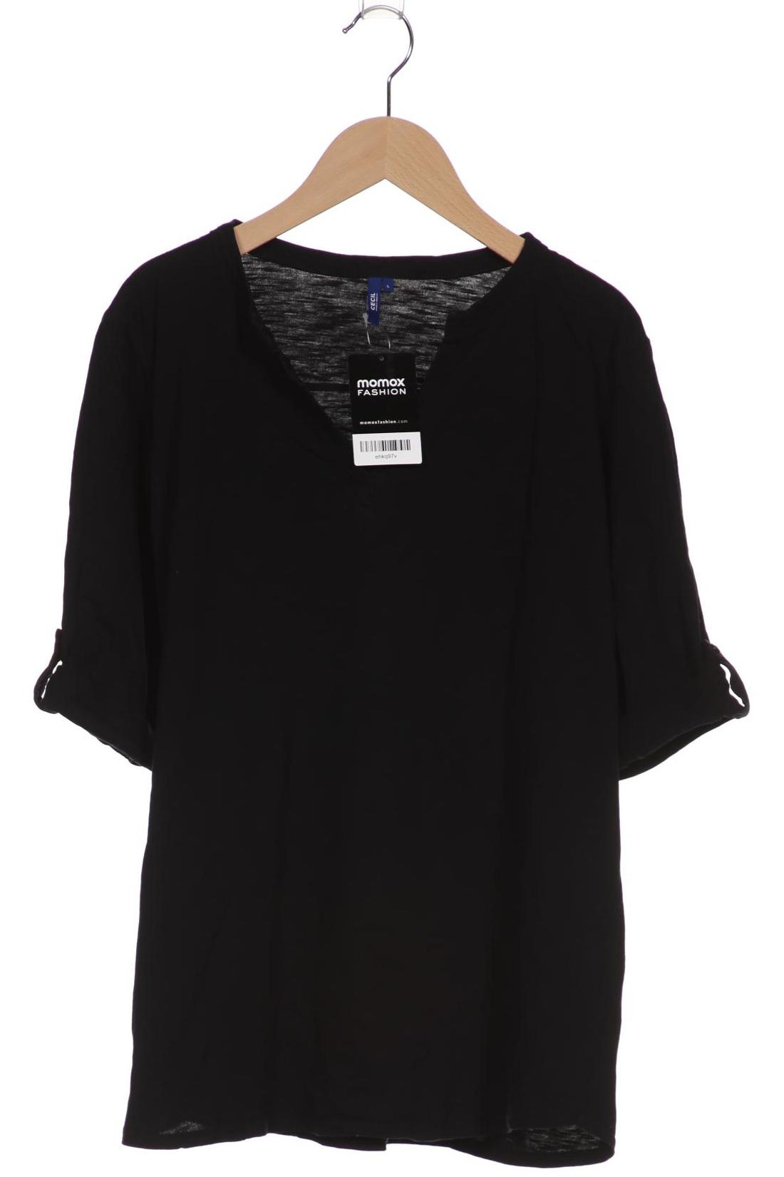 

CECIL Damen T-Shirt, schwarz