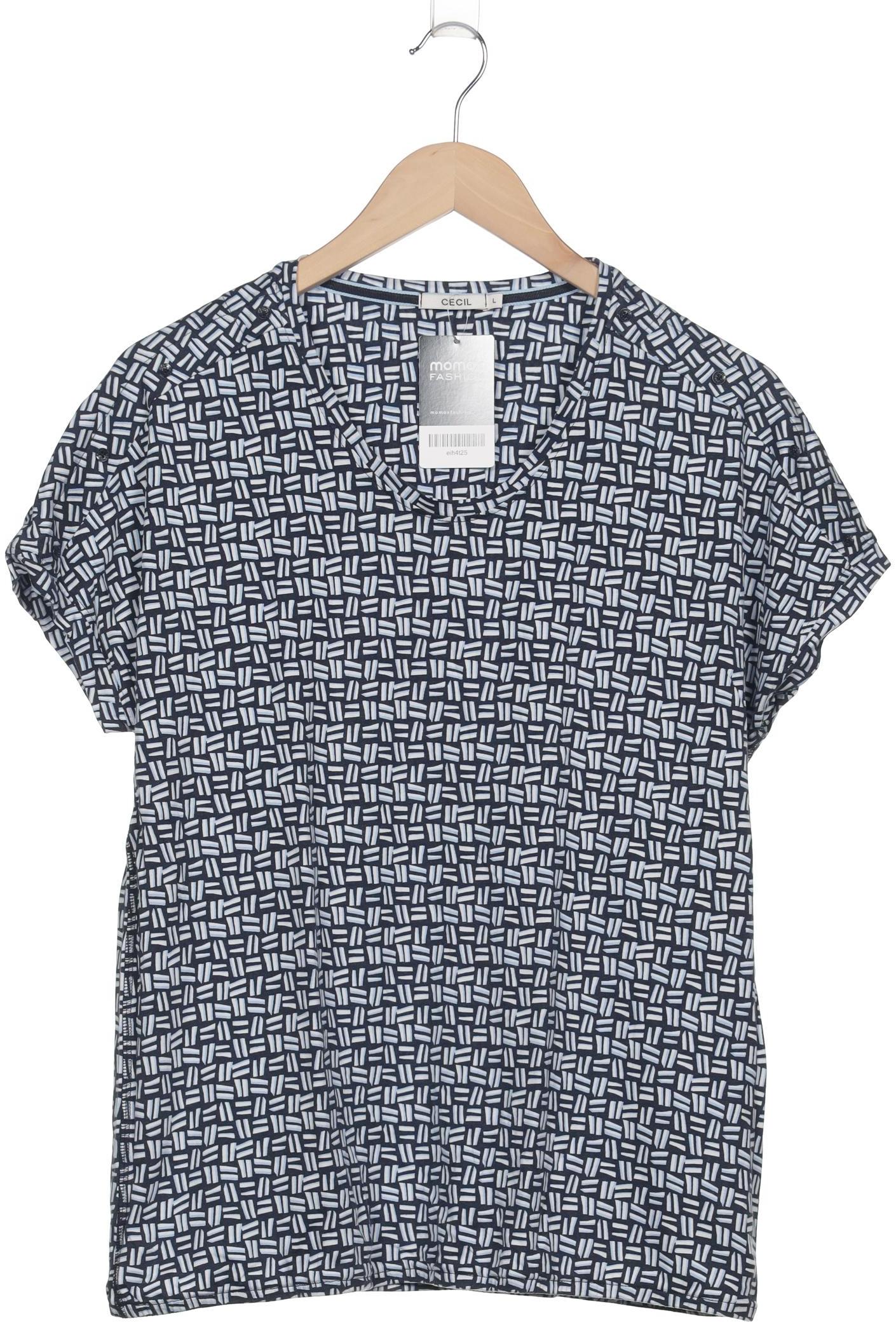 

Cecil Damen T-Shirt, blau, Gr. 42