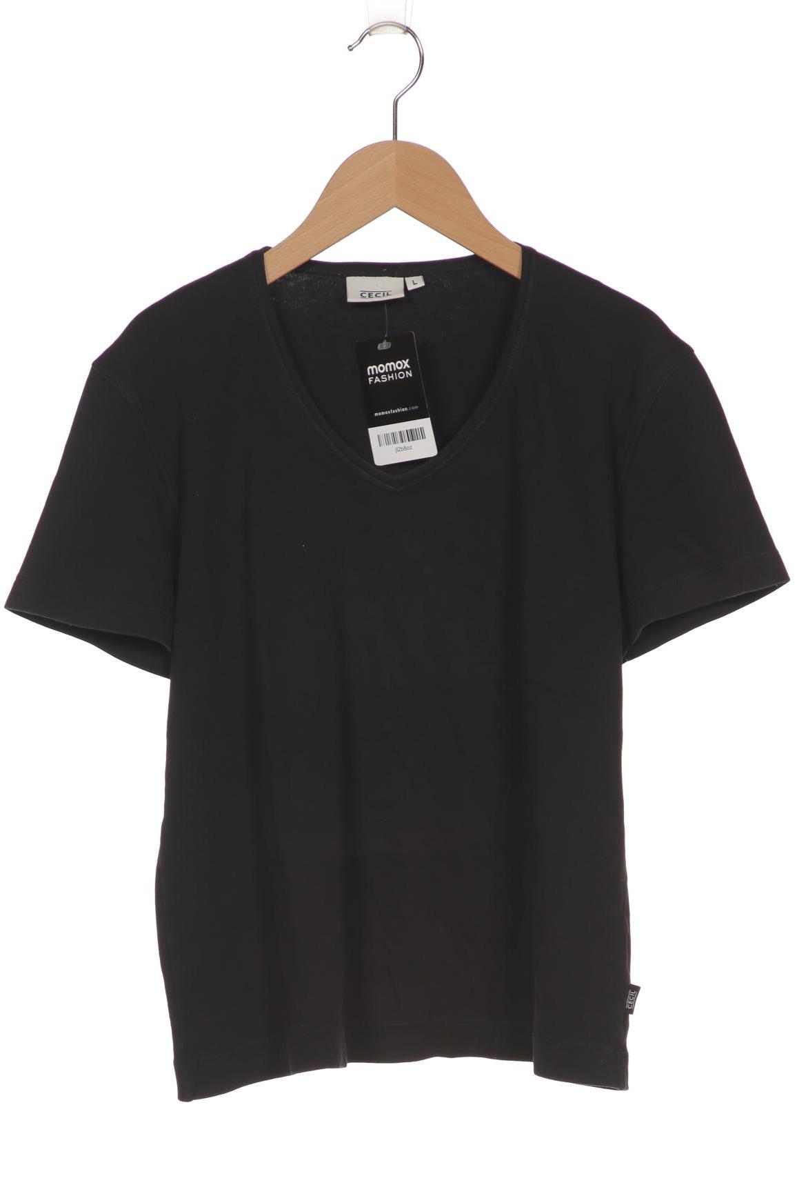 

Cecil Damen T-Shirt, schwarz, Gr. 42