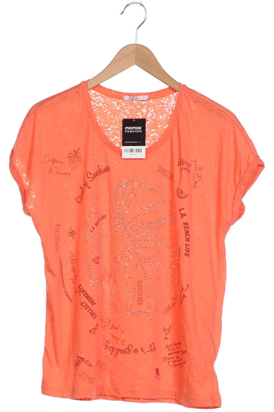 

CECIL Damen T-Shirt, orange