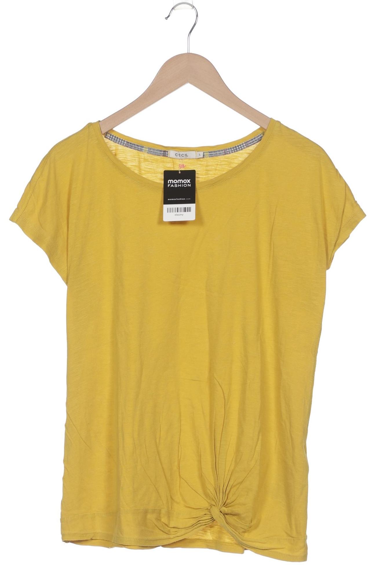 

Cecil Damen T-Shirt, gelb, Gr. 42