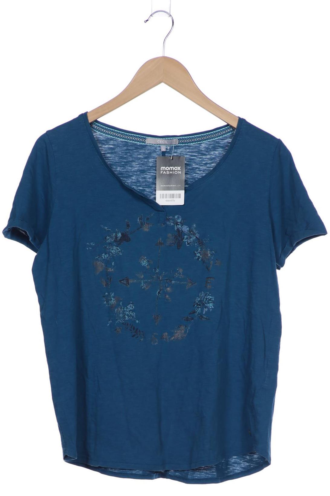 

Cecil Damen T-Shirt, blau, Gr. 42