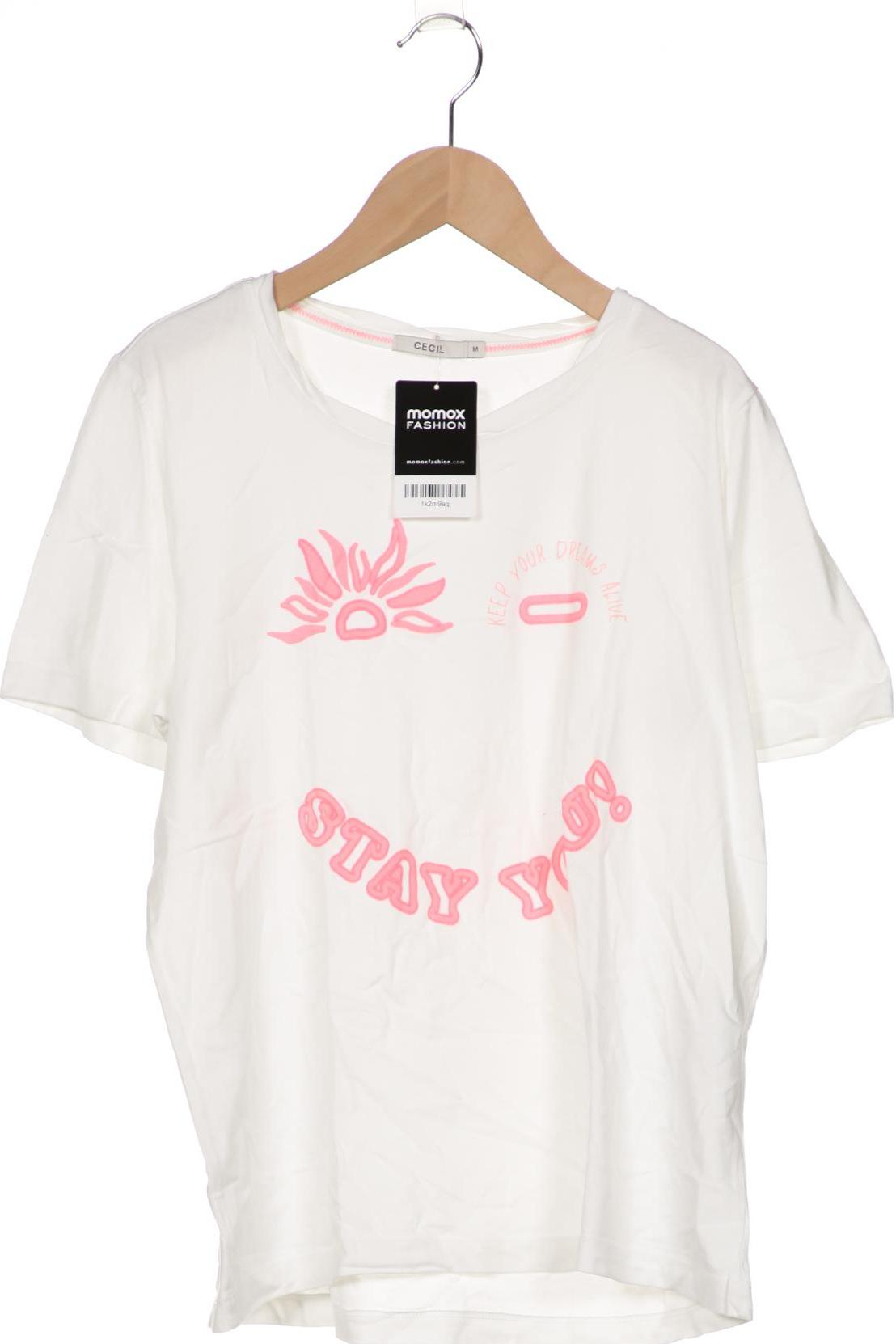 

Cecil Damen T-Shirt, weiß, Gr. 38