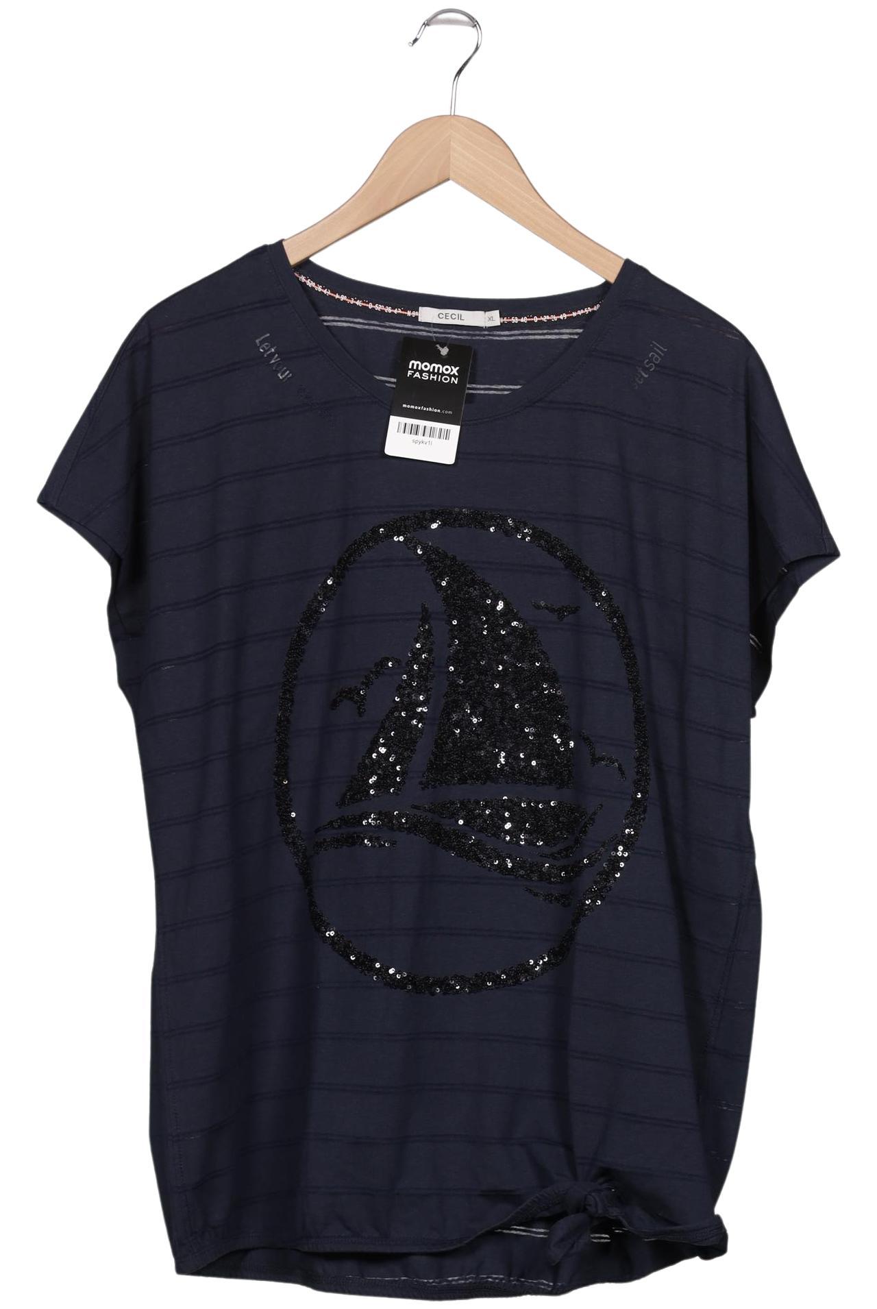 

Cecil Damen T-Shirt, marineblau, Gr. 44