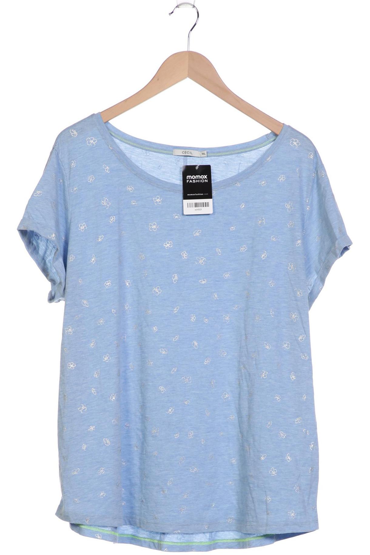

Cecil Damen T-Shirt, hellblau, Gr. 46