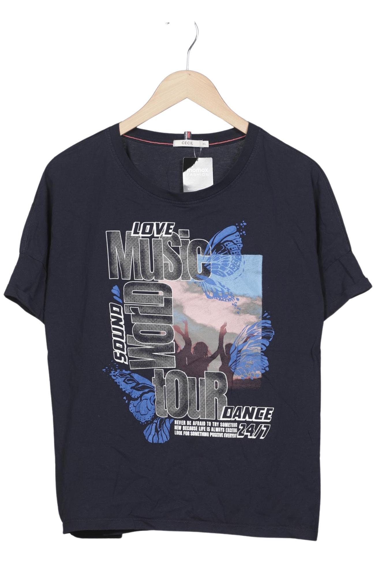 

Cecil Damen T-Shirt, marineblau, Gr. 44