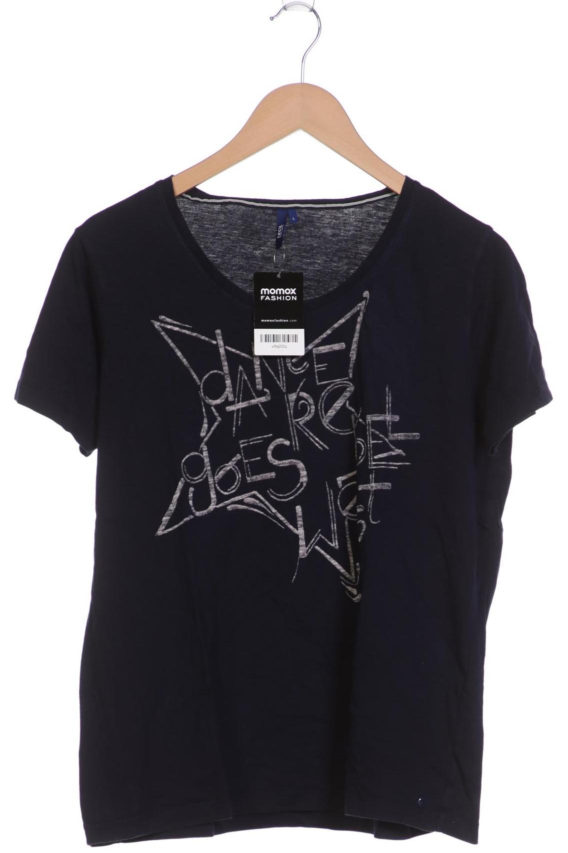 

Cecil Damen T-Shirt, marineblau, Gr. 42