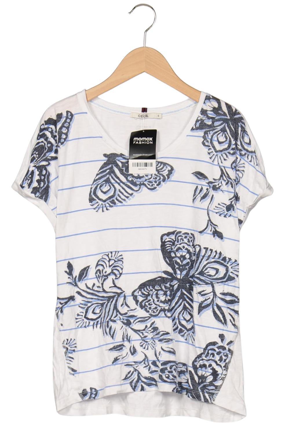 

Cecil Damen T-Shirt, weiß, Gr. 36