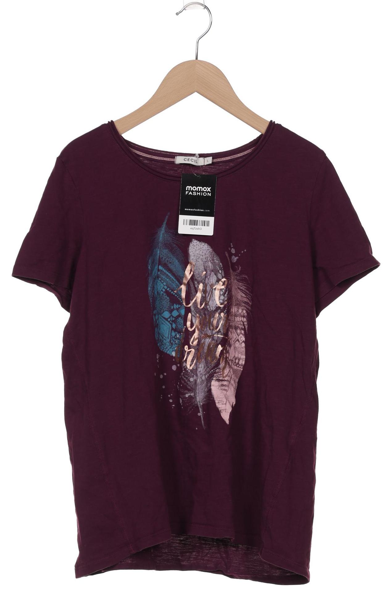 

Cecil Damen T-Shirt, flieder, Gr. 42