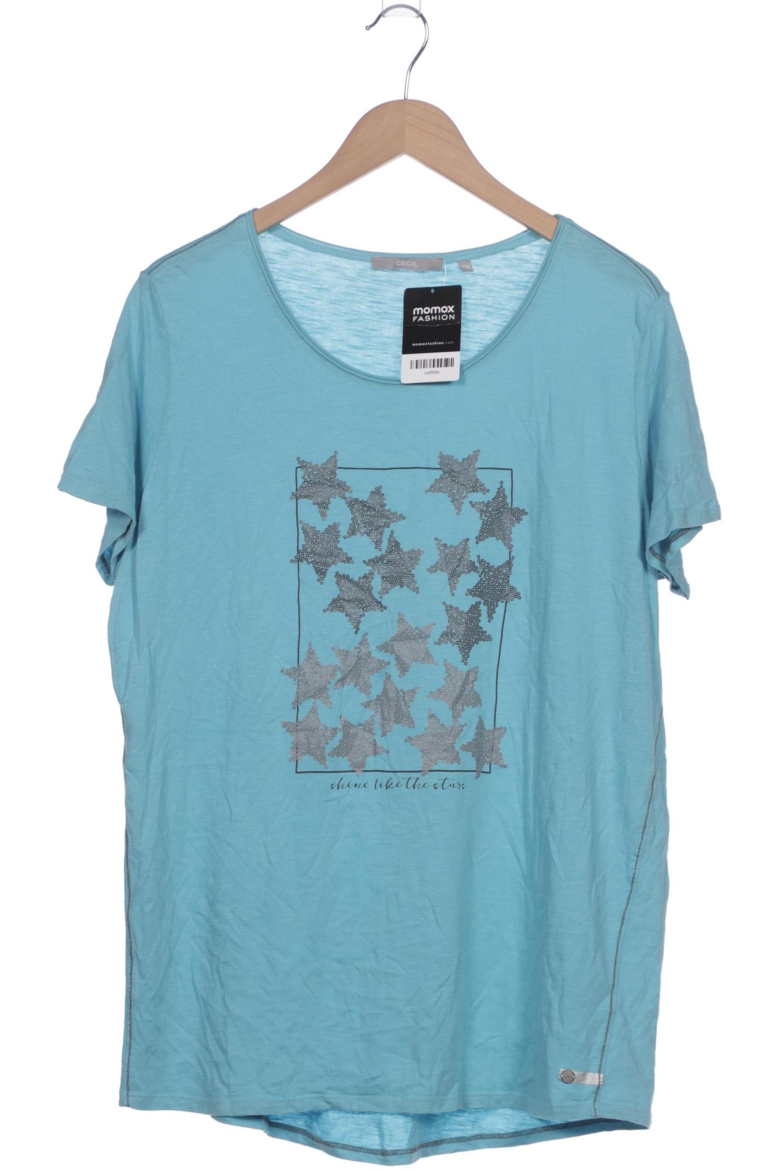 

Cecil Damen T-Shirt, blau, Gr. 46