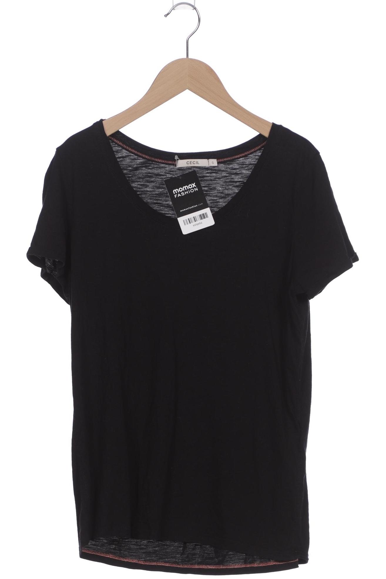 

Cecil Damen T-Shirt, schwarz, Gr. 36