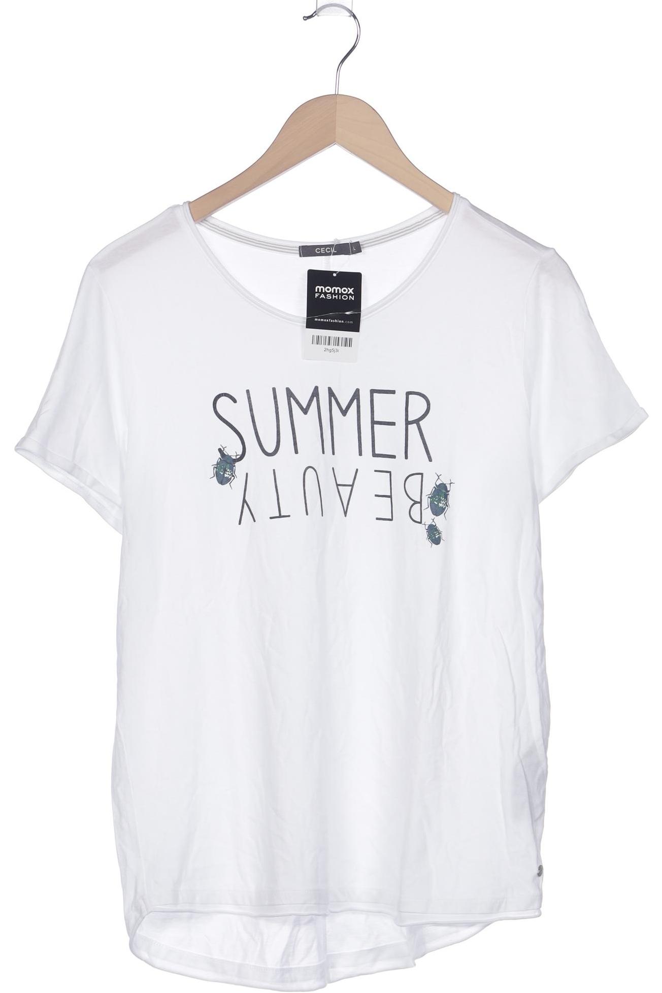 

Cecil Damen T-Shirt, weiß, Gr. 42