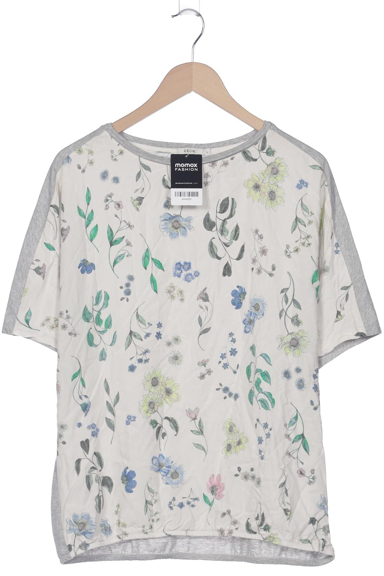 

Cecil Damen T-Shirt, cremeweiß, Gr. 42