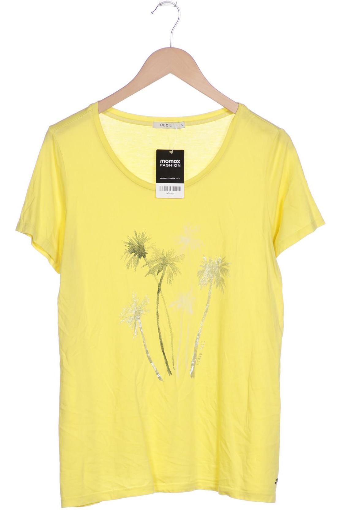 

CECIL Damen T-Shirt, gelb