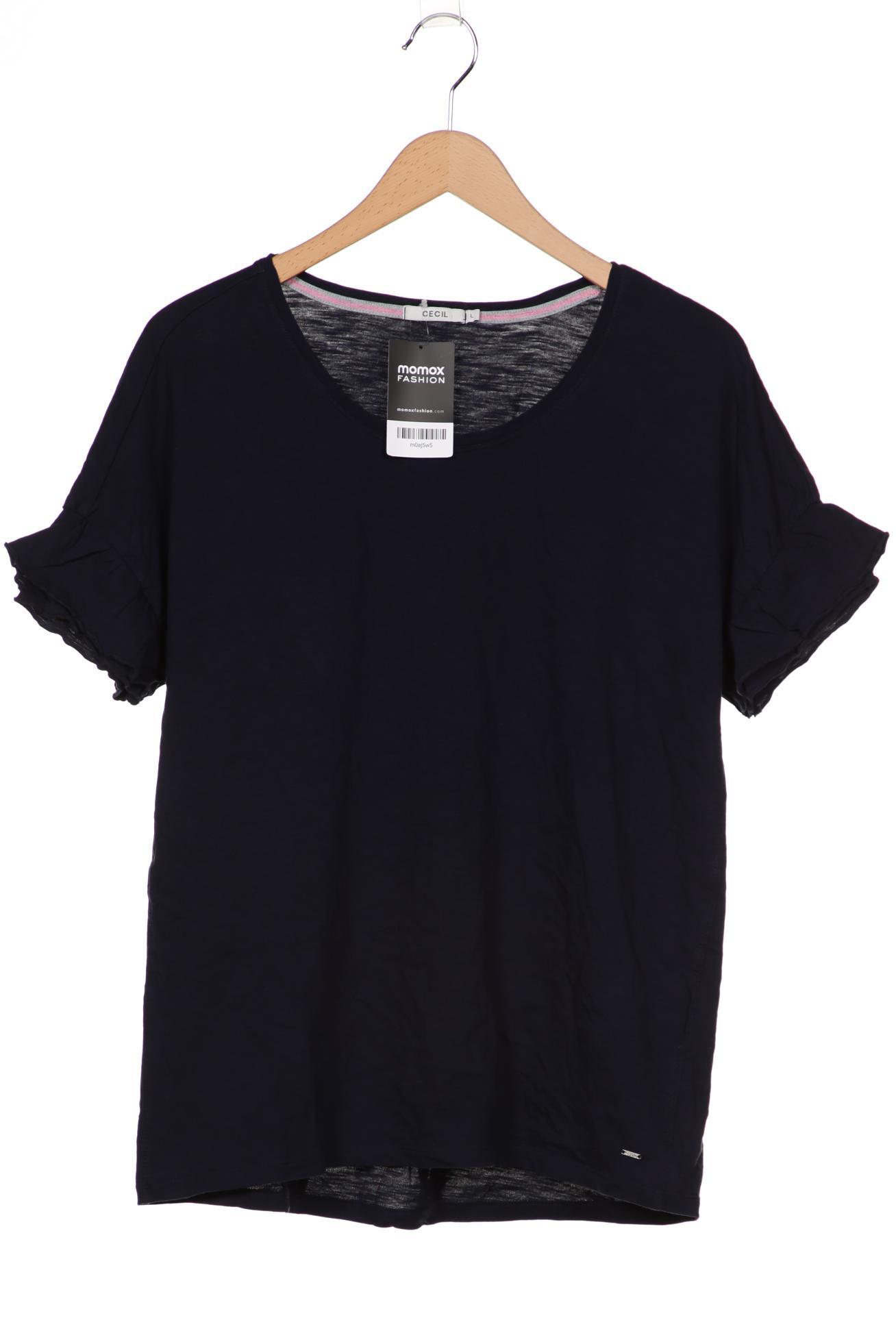 

CECIL Damen T-Shirt, marineblau