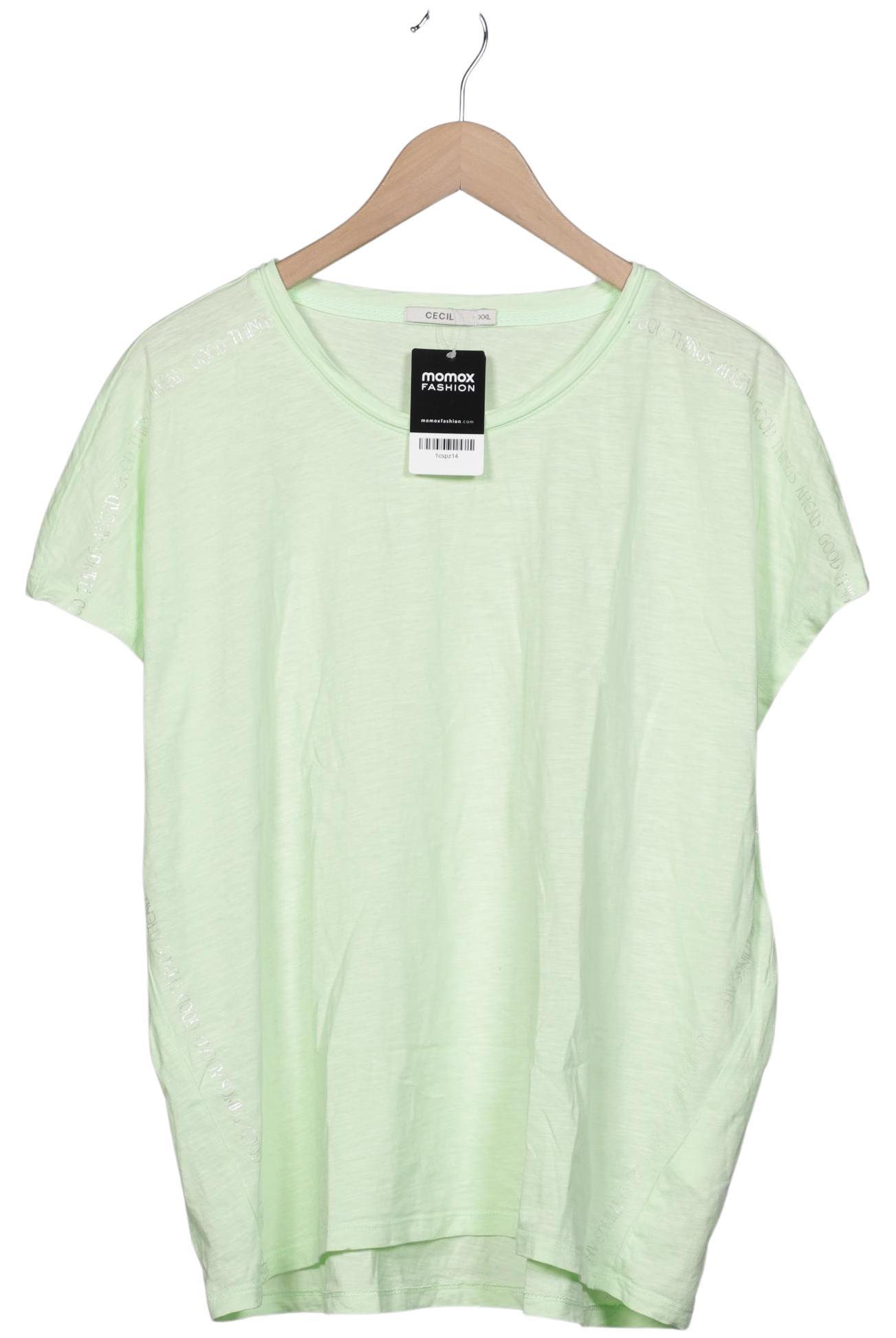 

Cecil Damen T-Shirt, hellgrün, Gr. 46