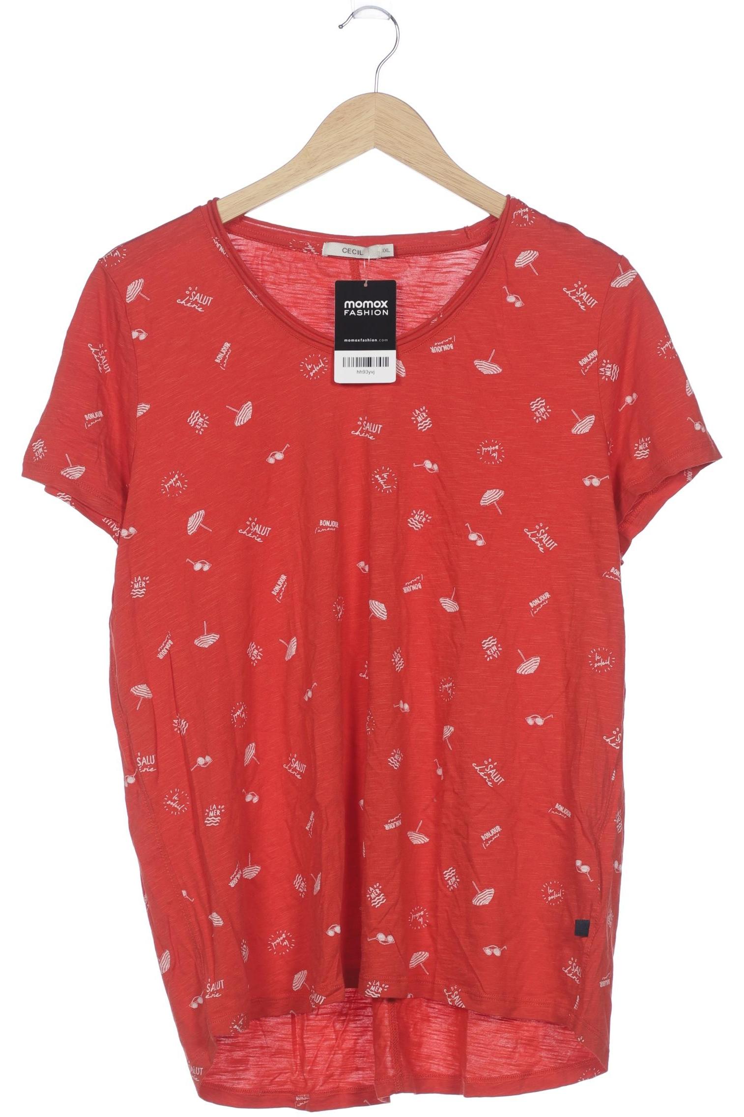 

Cecil Damen T-Shirt, rot, Gr. 46