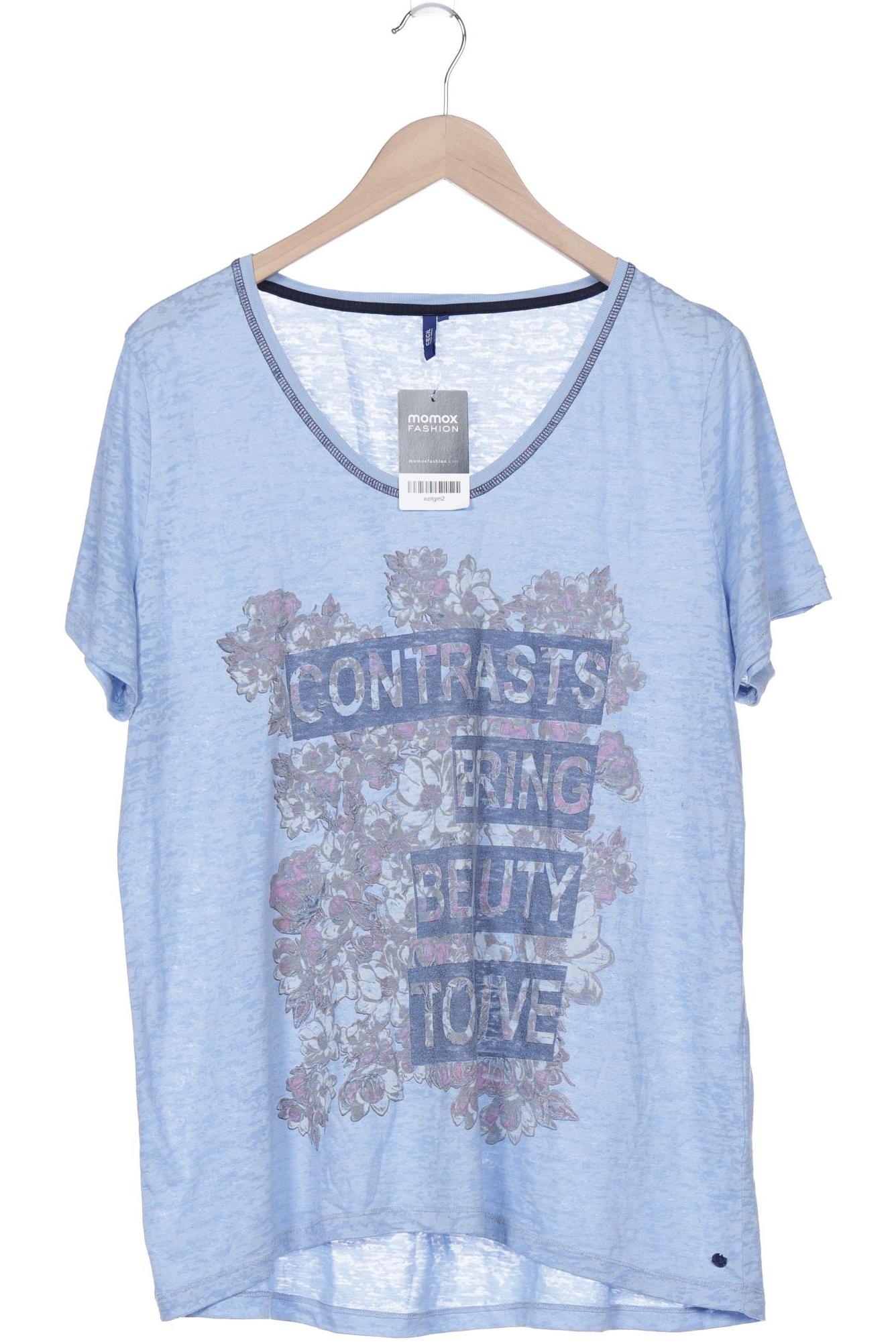 

Cecil Damen T-Shirt, blau, Gr. 46