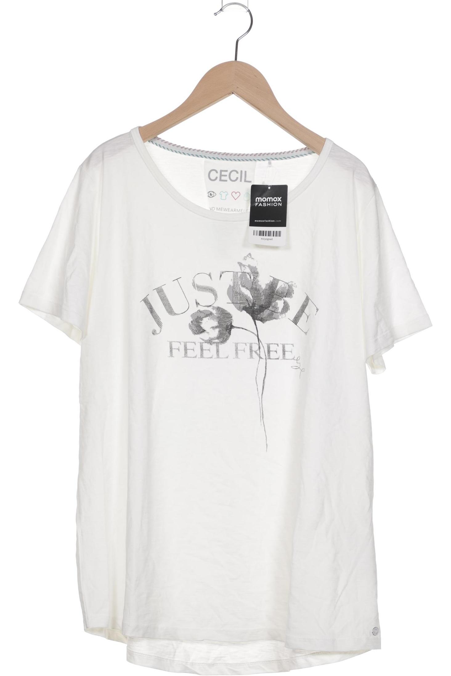 

Cecil Damen T-Shirt, weiß, Gr. 44