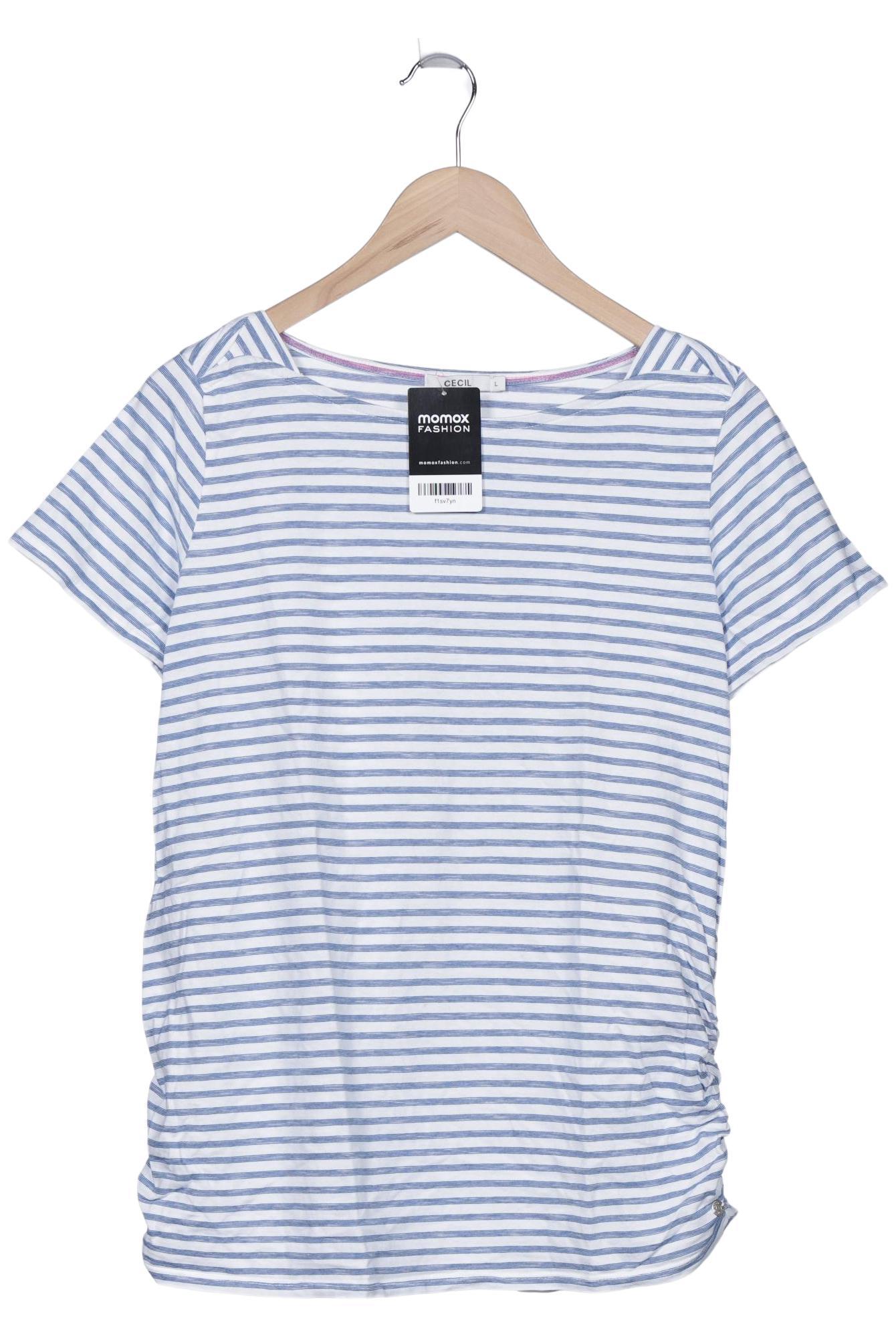 

Cecil Damen T-Shirt, blau, Gr. 42