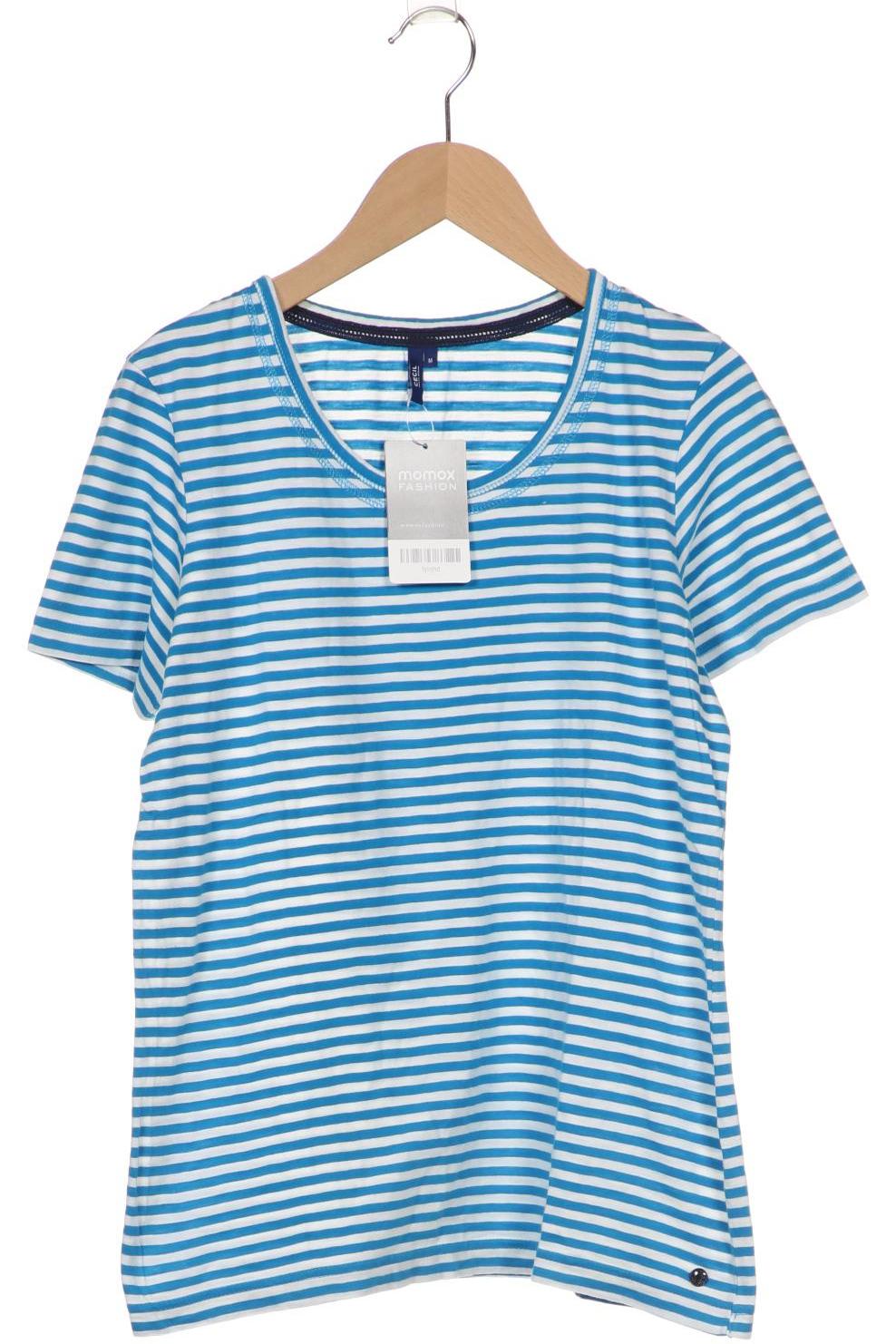 

Cecil Damen T-Shirt, blau, Gr. 38