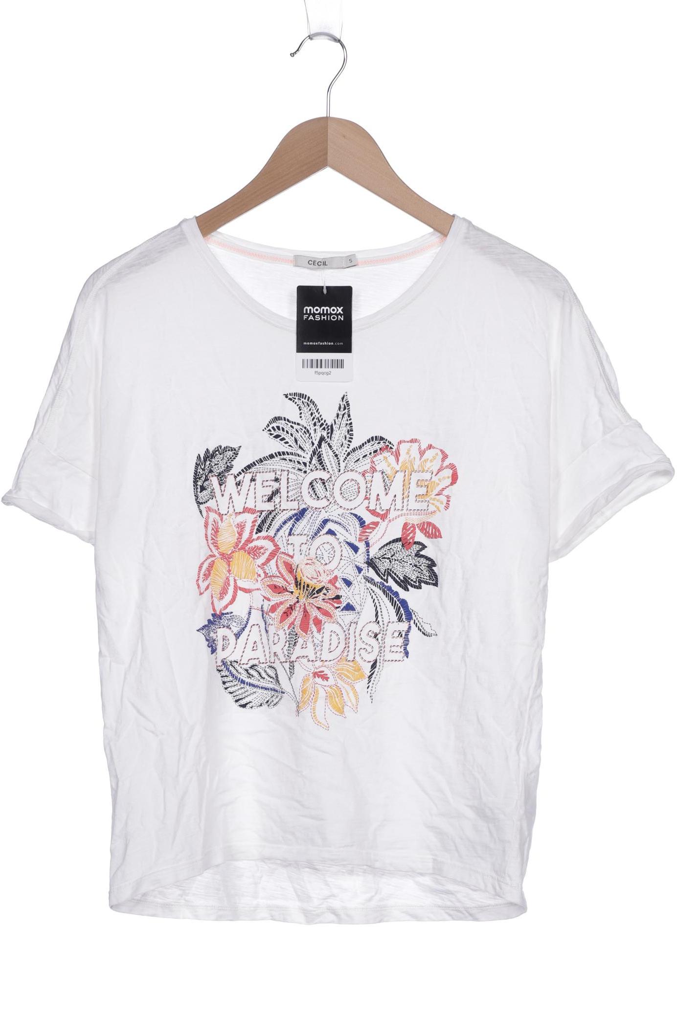 

CECIL Damen T-Shirt, weiß