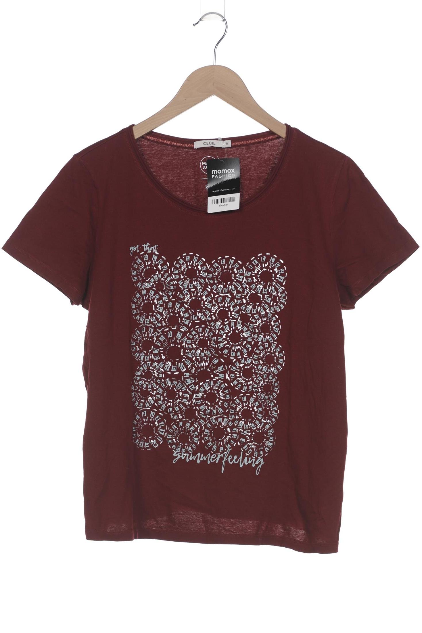 

Cecil Damen T-Shirt, bordeaux, Gr. 38