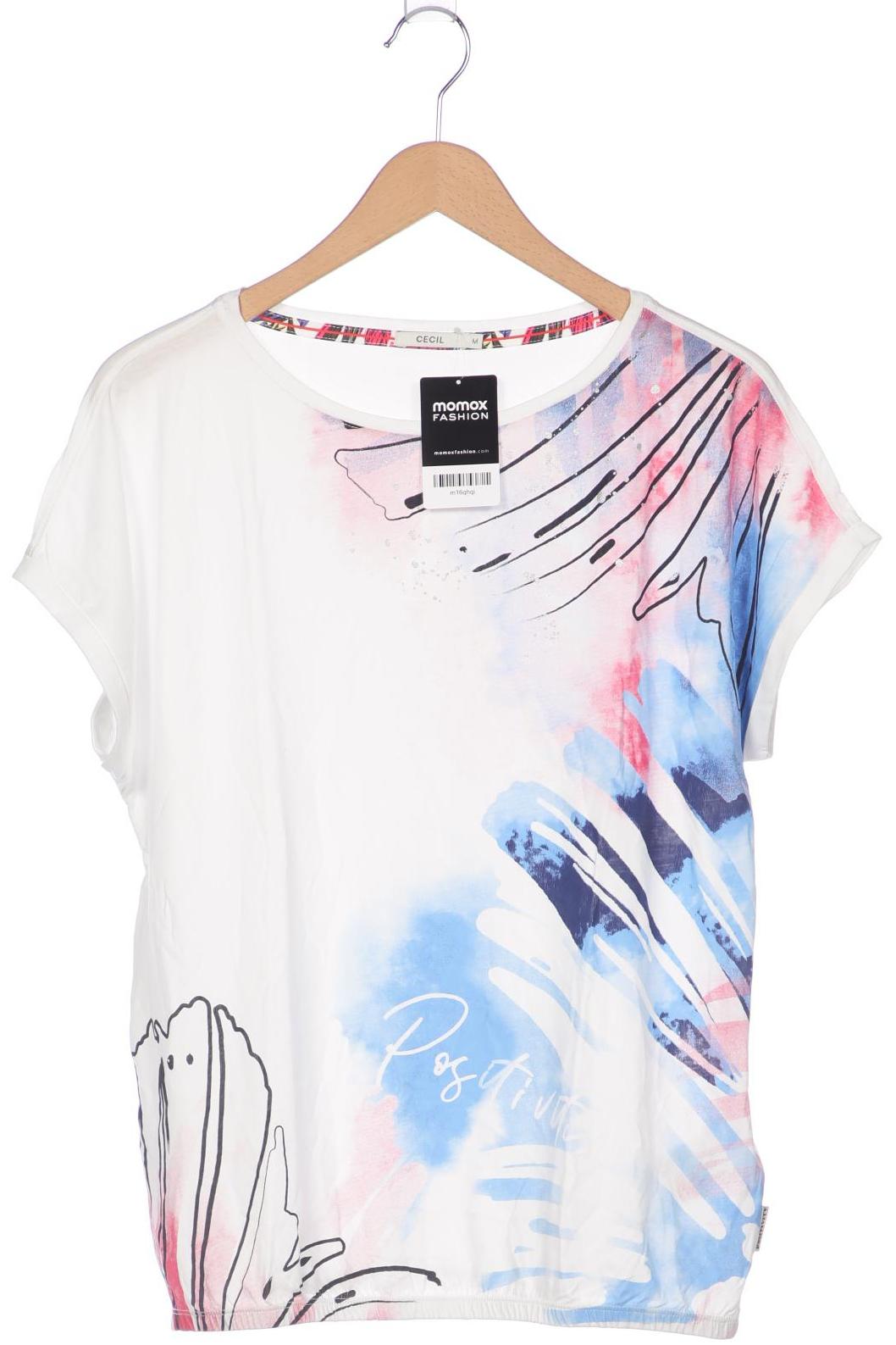 

Cecil Damen T-Shirt, weiß, Gr. 38