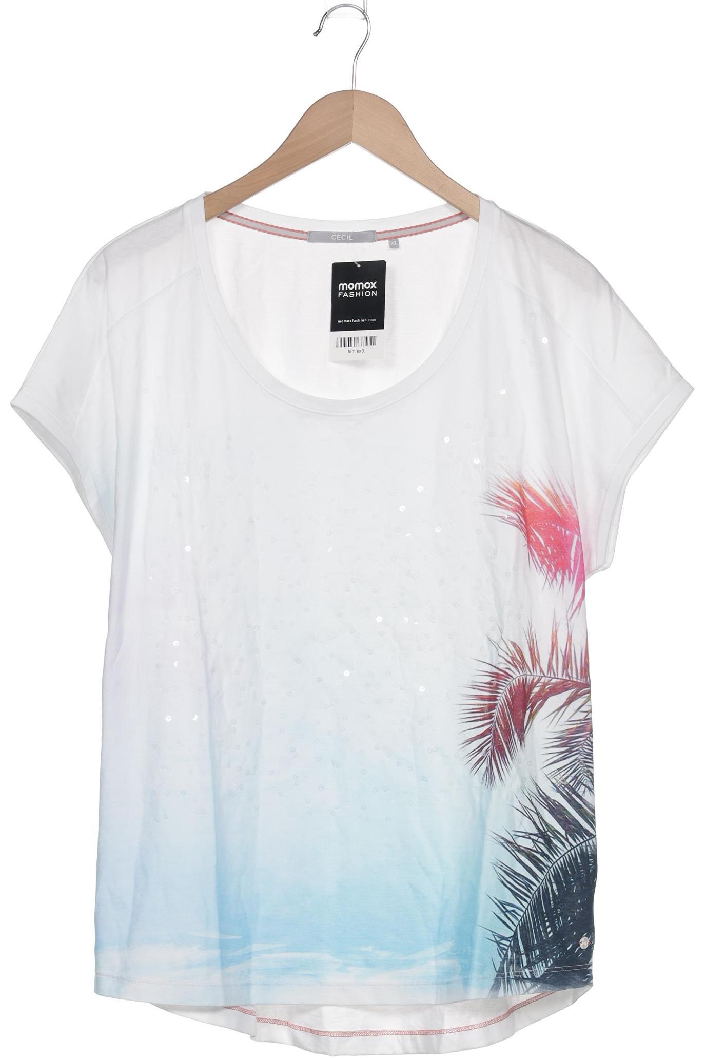 

Cecil Damen T-Shirt, weiß, Gr. 44