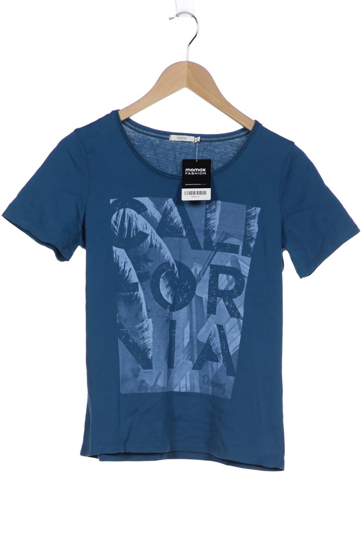 

CECIL Damen T-Shirt, blau