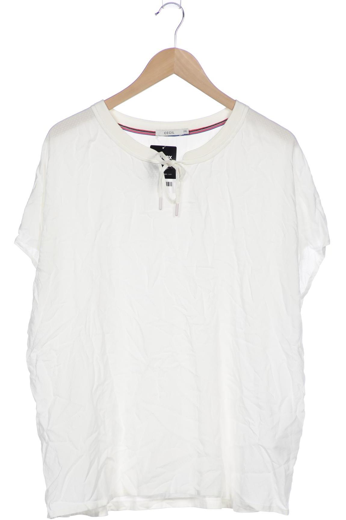 

Cecil Damen T-Shirt, weiß, Gr. 46