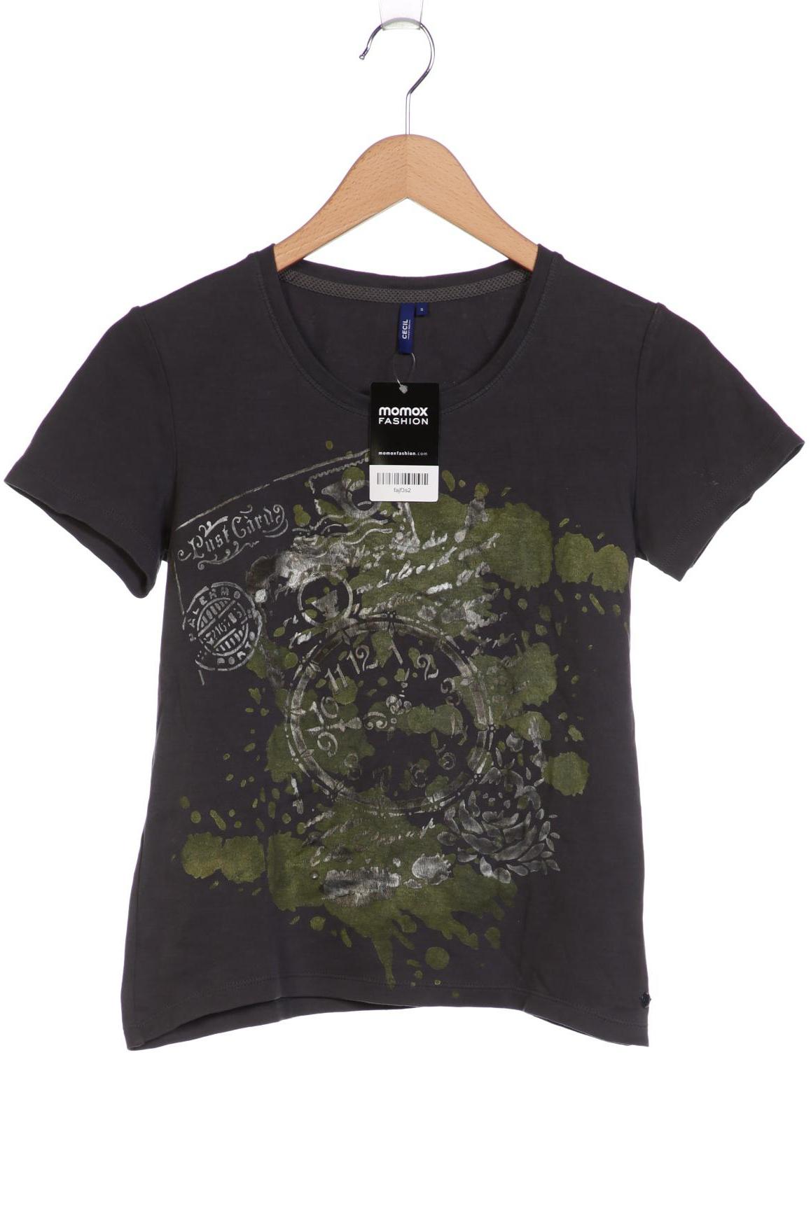 

Cecil Damen T-Shirt, grau, Gr. 36