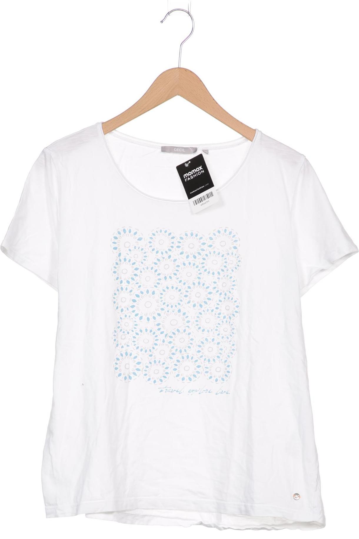 

Cecil Damen T-Shirt, weiß, Gr. 46