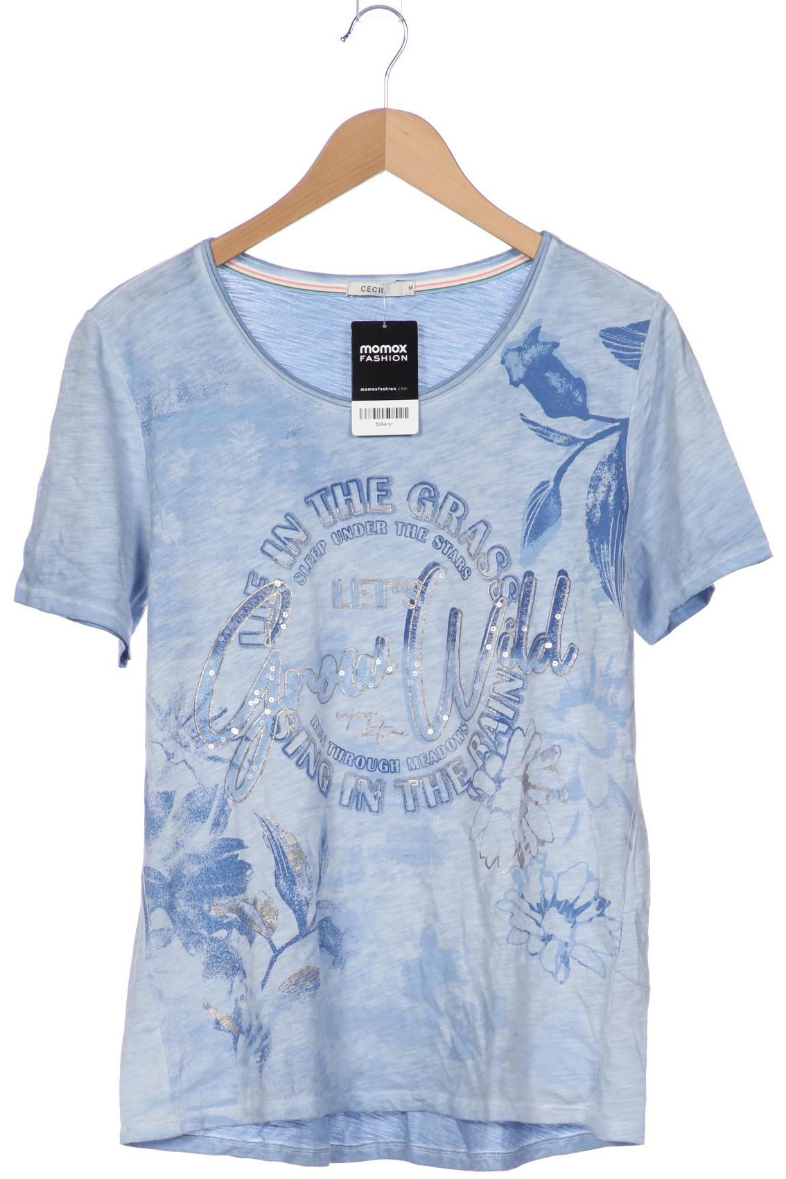 

CECIL Damen T-Shirt, hellblau