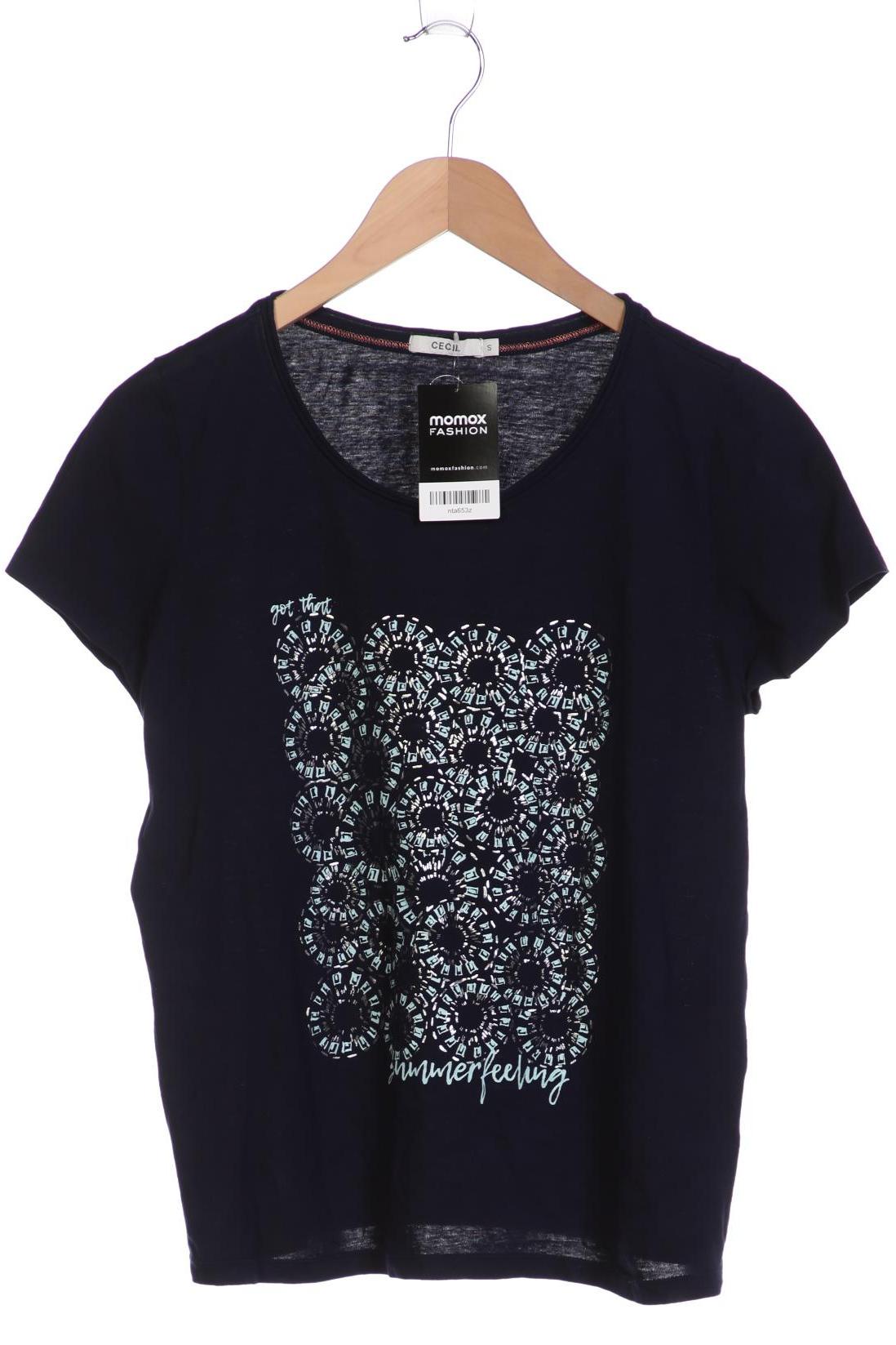 

CECIL Damen T-Shirt, marineblau