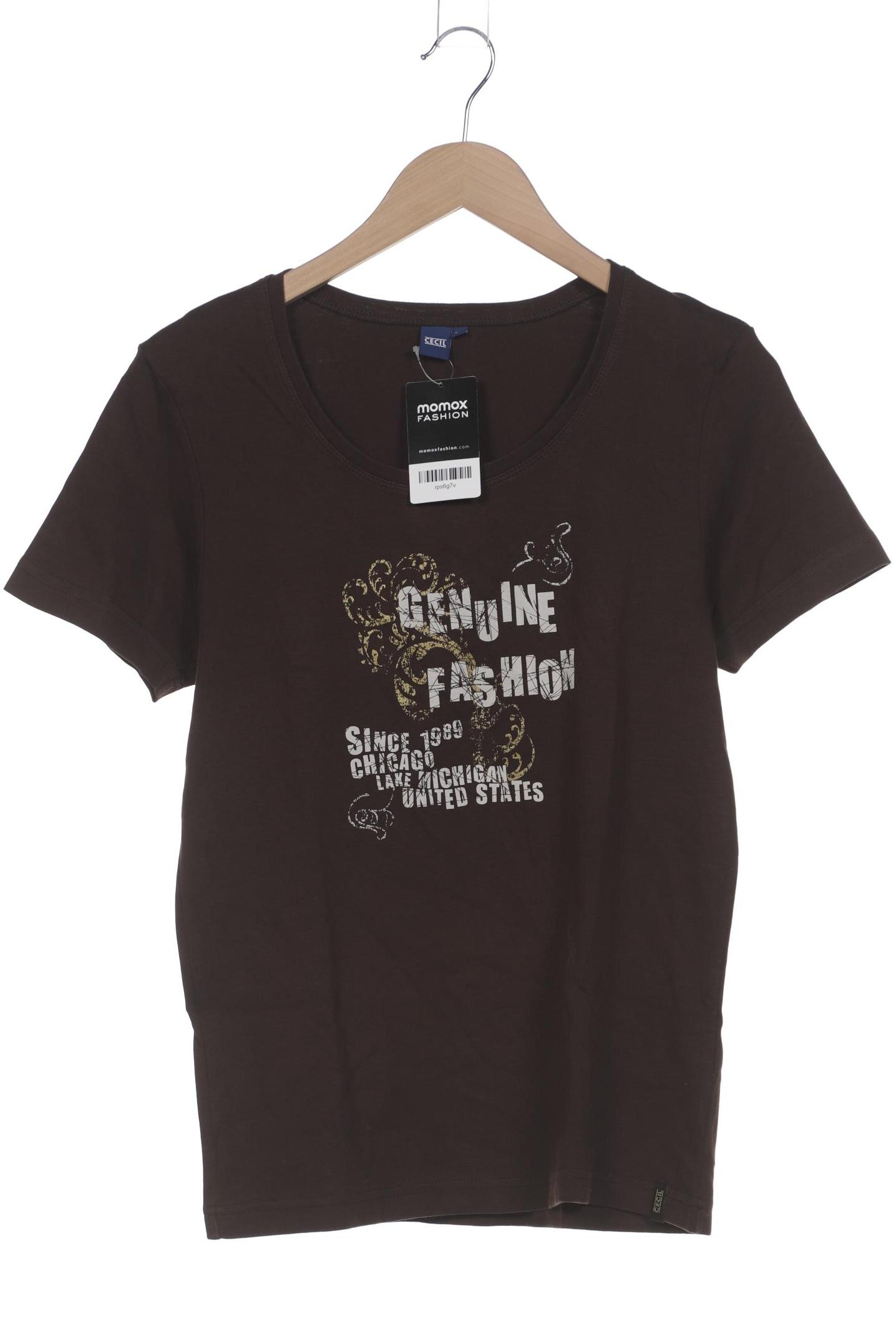 

Cecil Damen T-Shirt, braun, Gr. 44