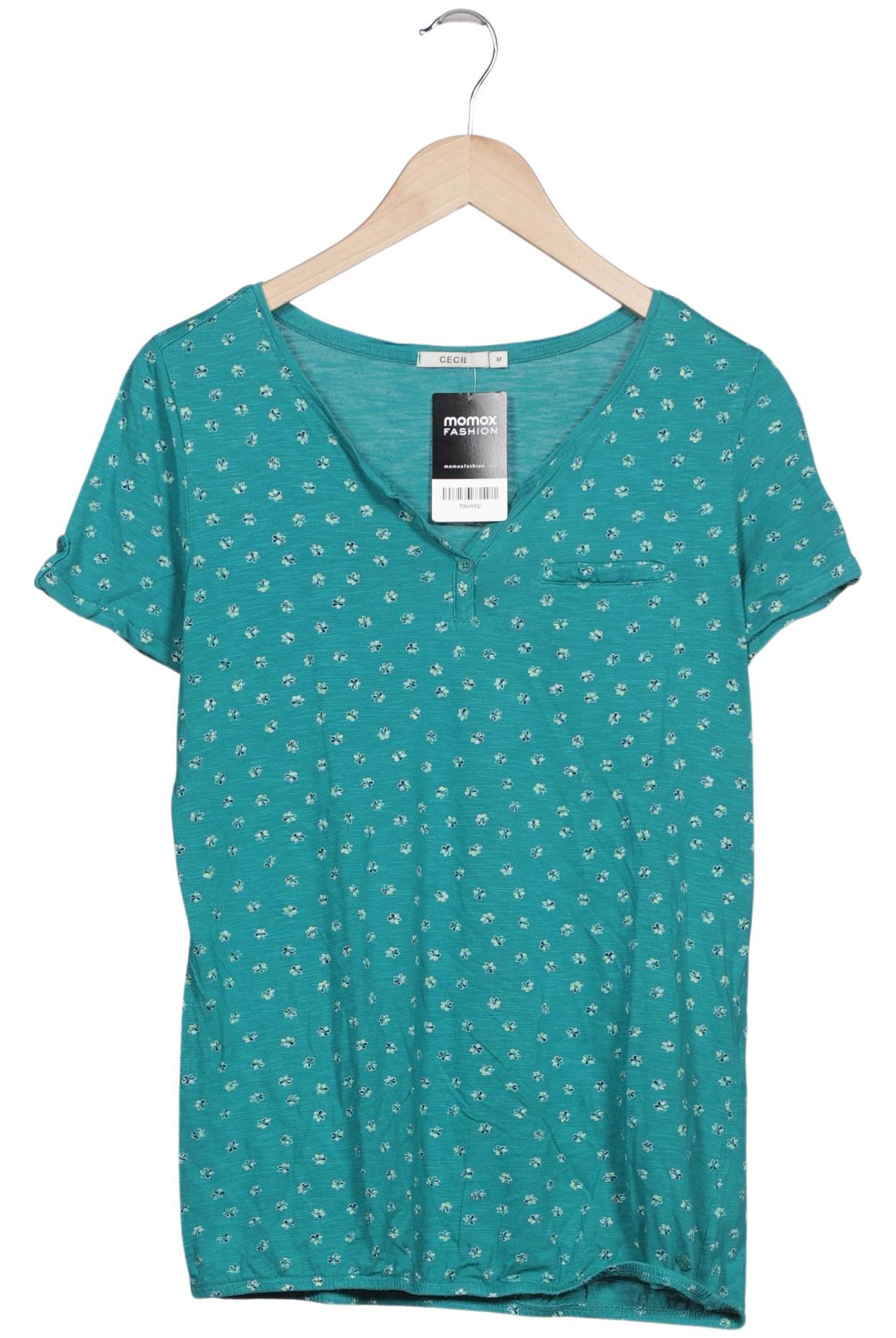 

Cecil Damen T-Shirt, türkis, Gr. 38