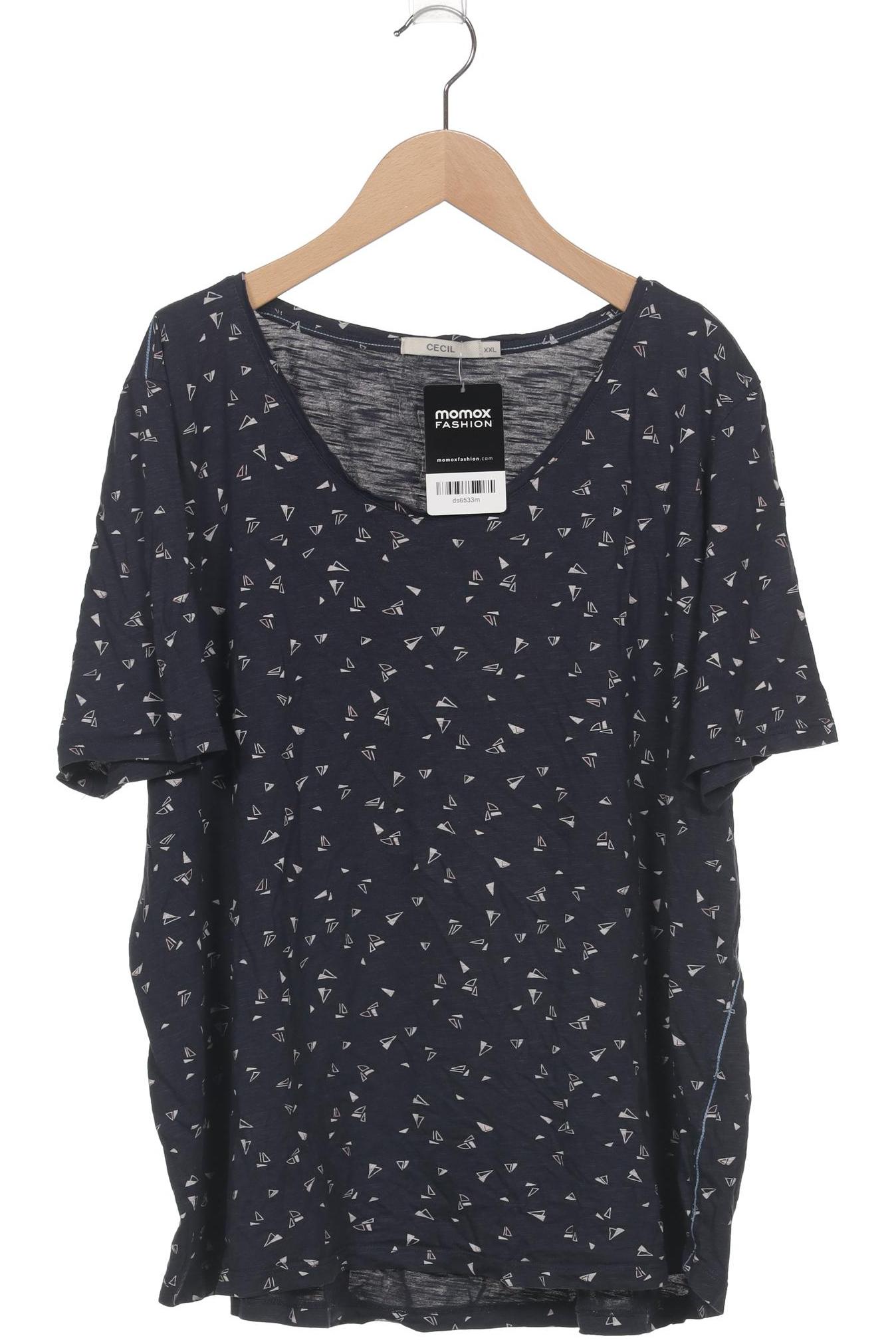 

Cecil Damen T-Shirt, marineblau, Gr. 46