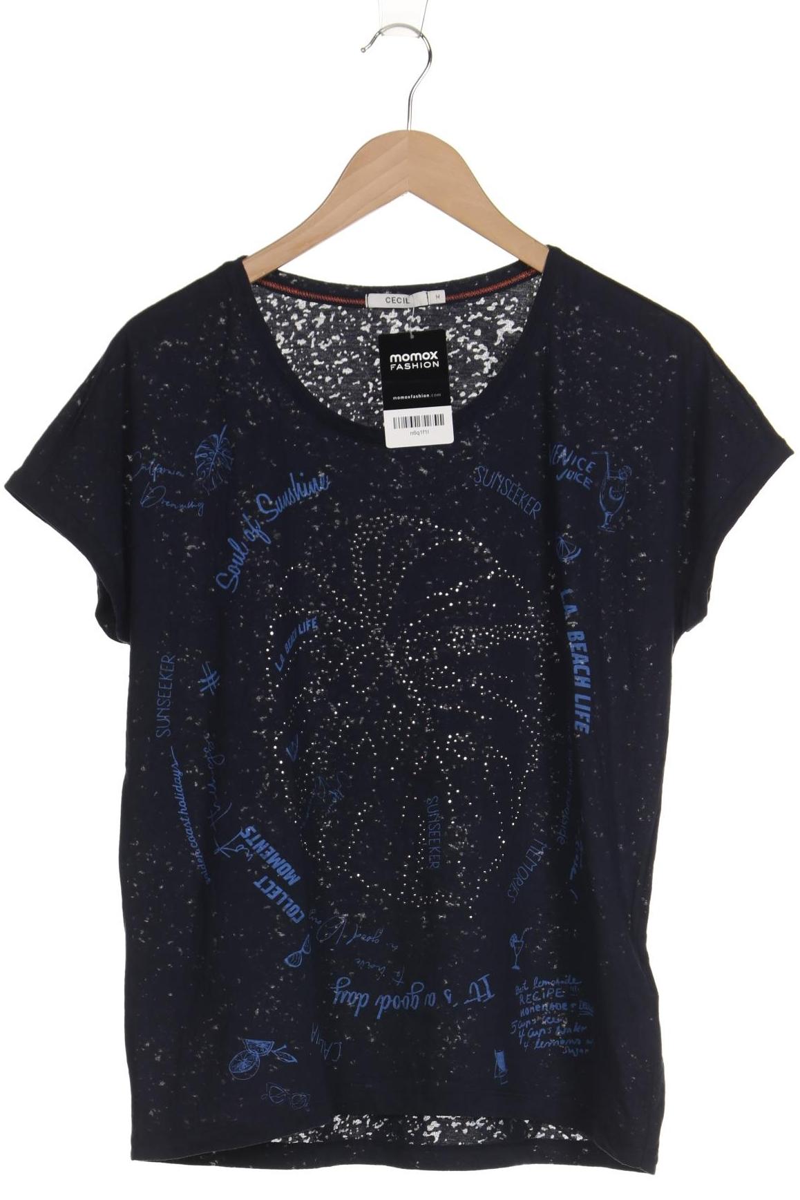 

Cecil Damen T-Shirt, marineblau, Gr. 38