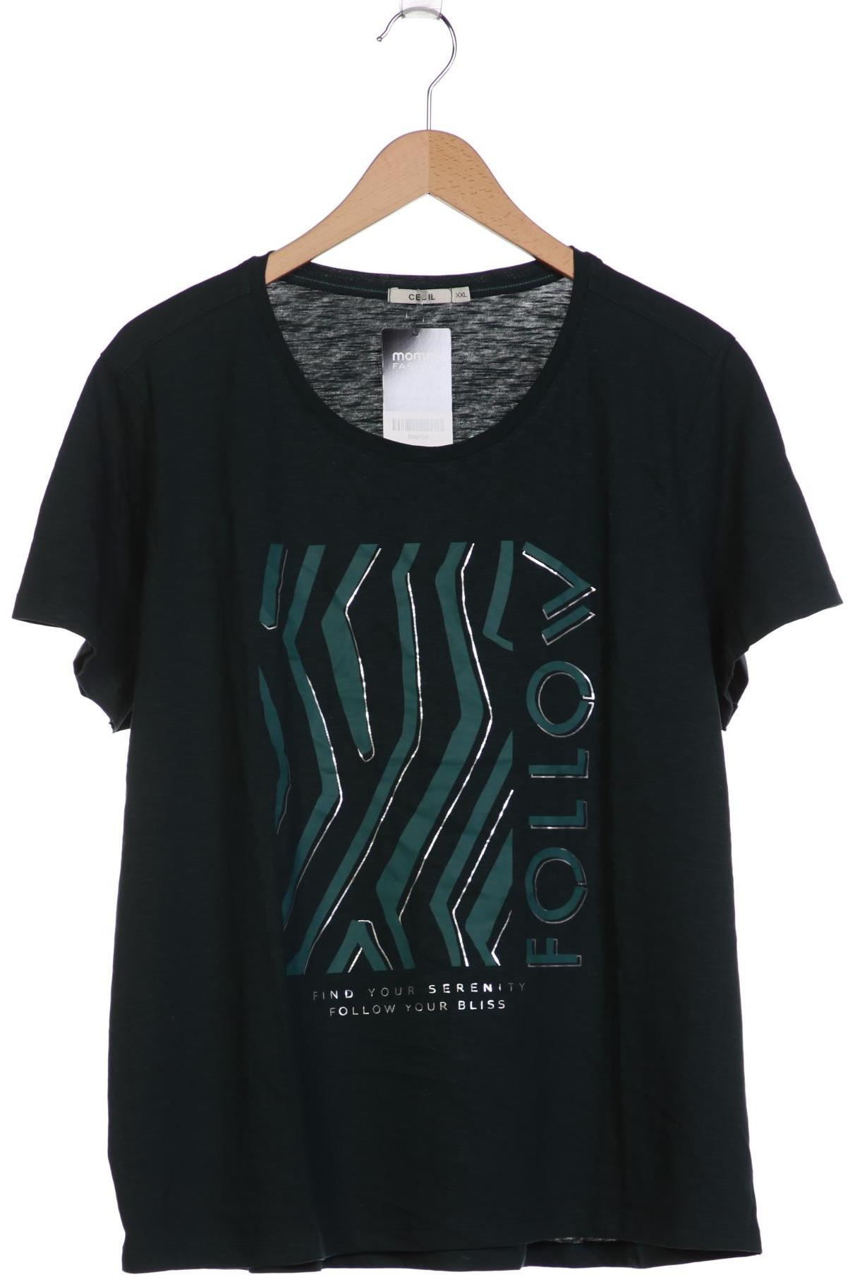 

Cecil Damen T-Shirt, grün, Gr. 46