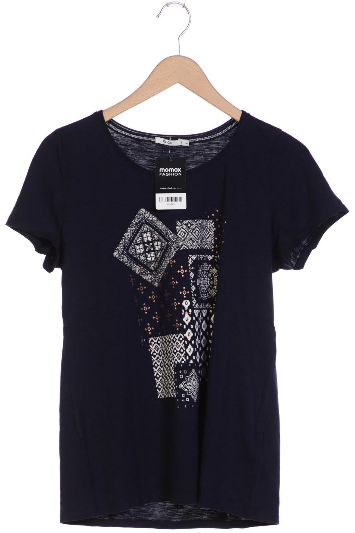 

CECIL Damen T-Shirt, marineblau