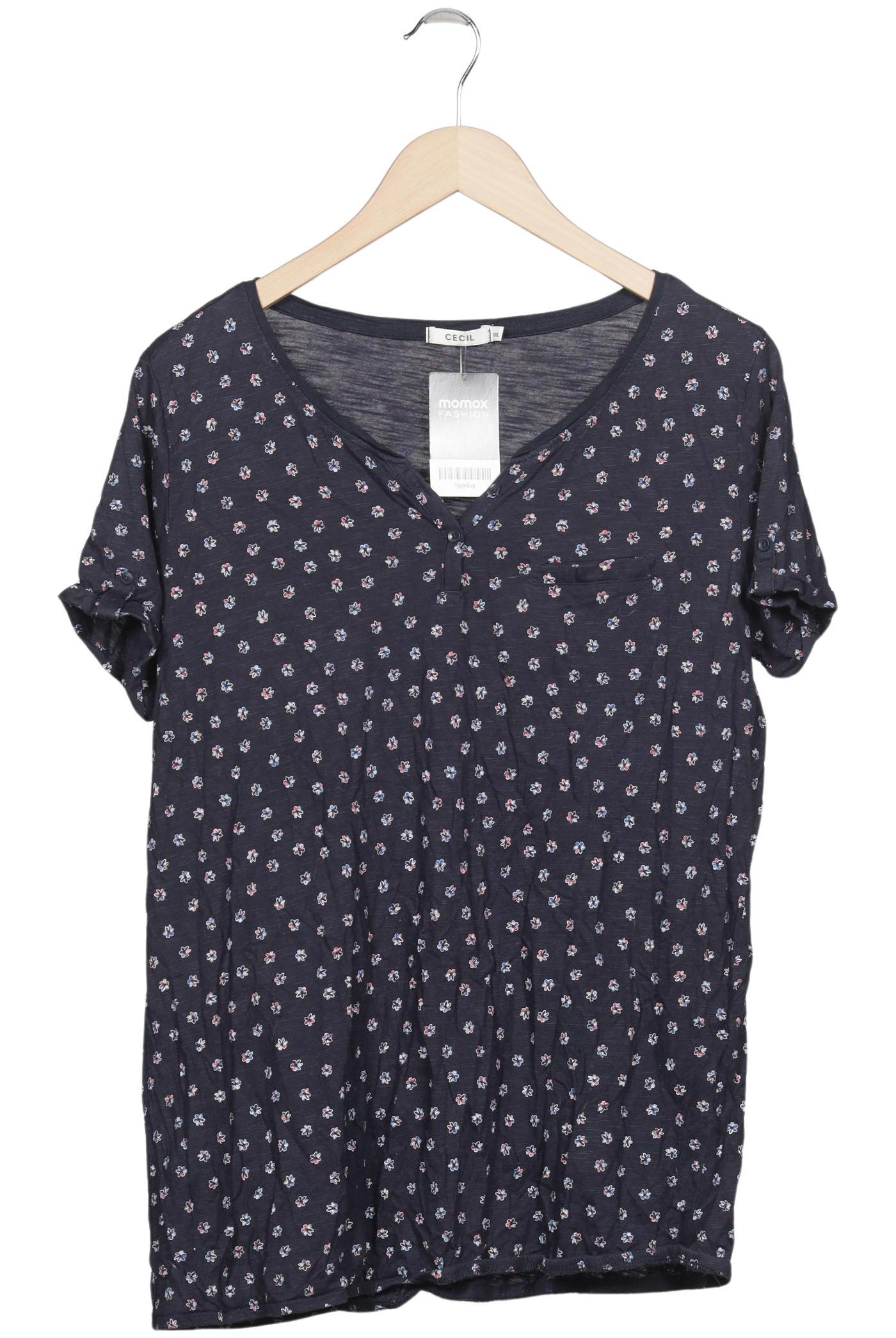 

Cecil Damen T-Shirt, marineblau, Gr. 46
