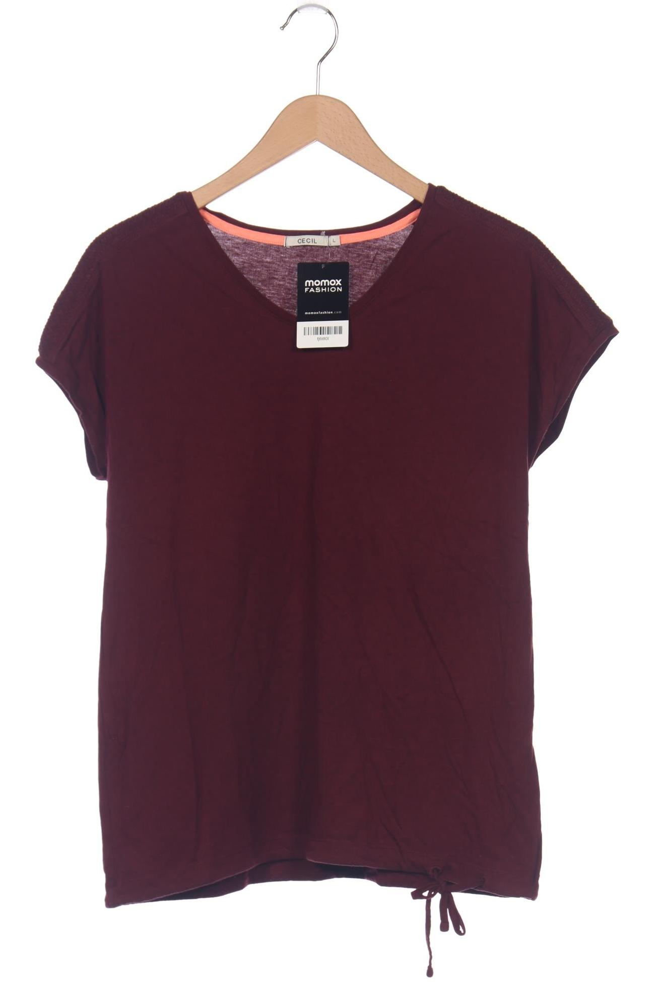 

Cecil Damen T-Shirt, bordeaux, Gr. 42