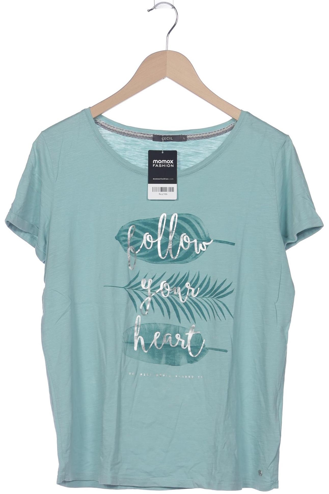 

Cecil Damen T-Shirt, hellblau, Gr. 42